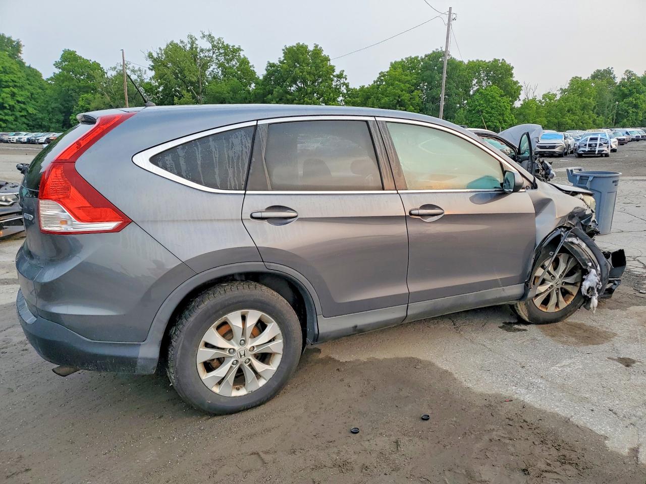 2013 Honda Cr-v Ex Gray vin: 2HKRM4H56DH646722