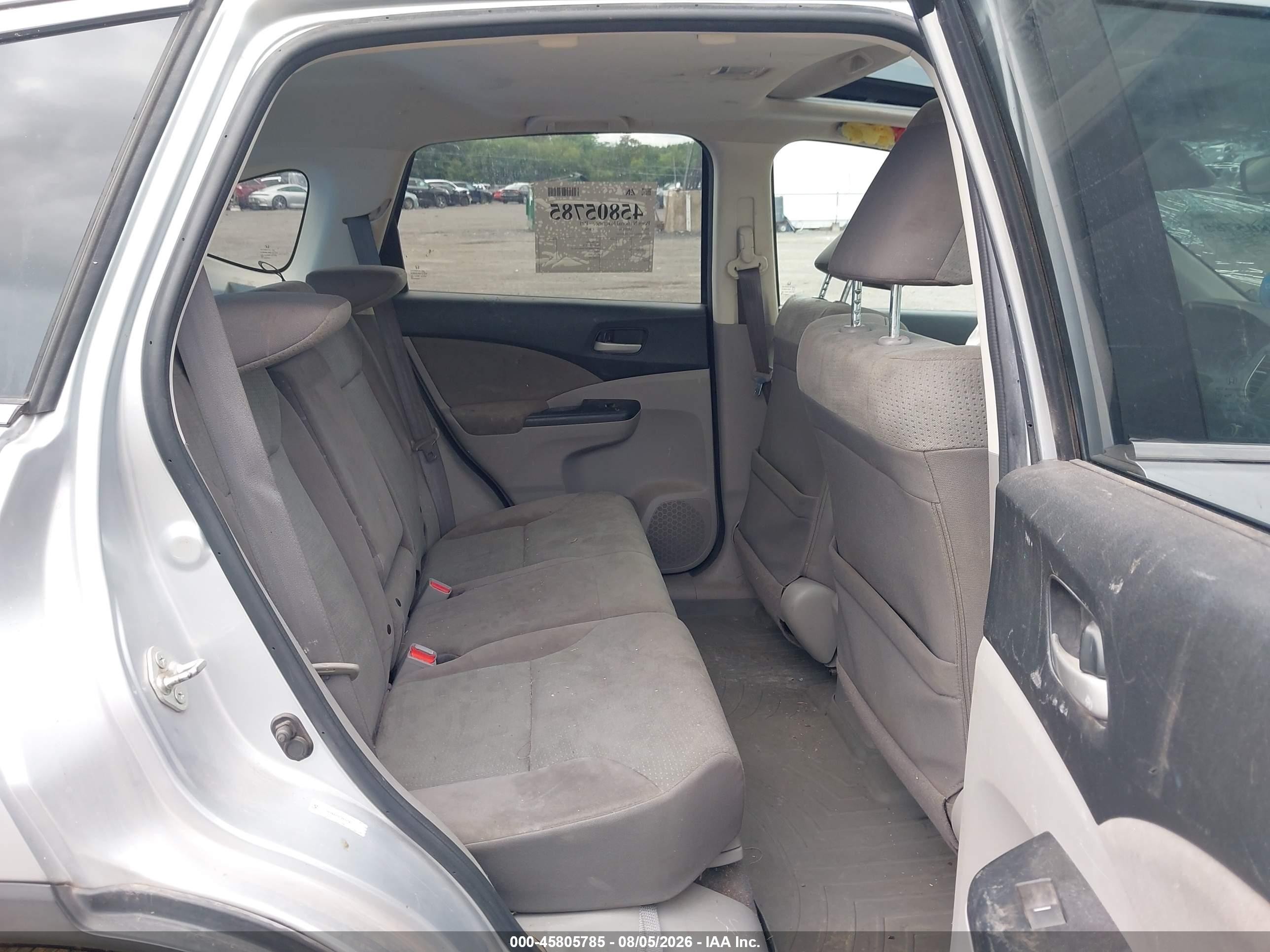 2013 Honda Cr-v Ex Silver vin: 2HKRM4H56DH659342