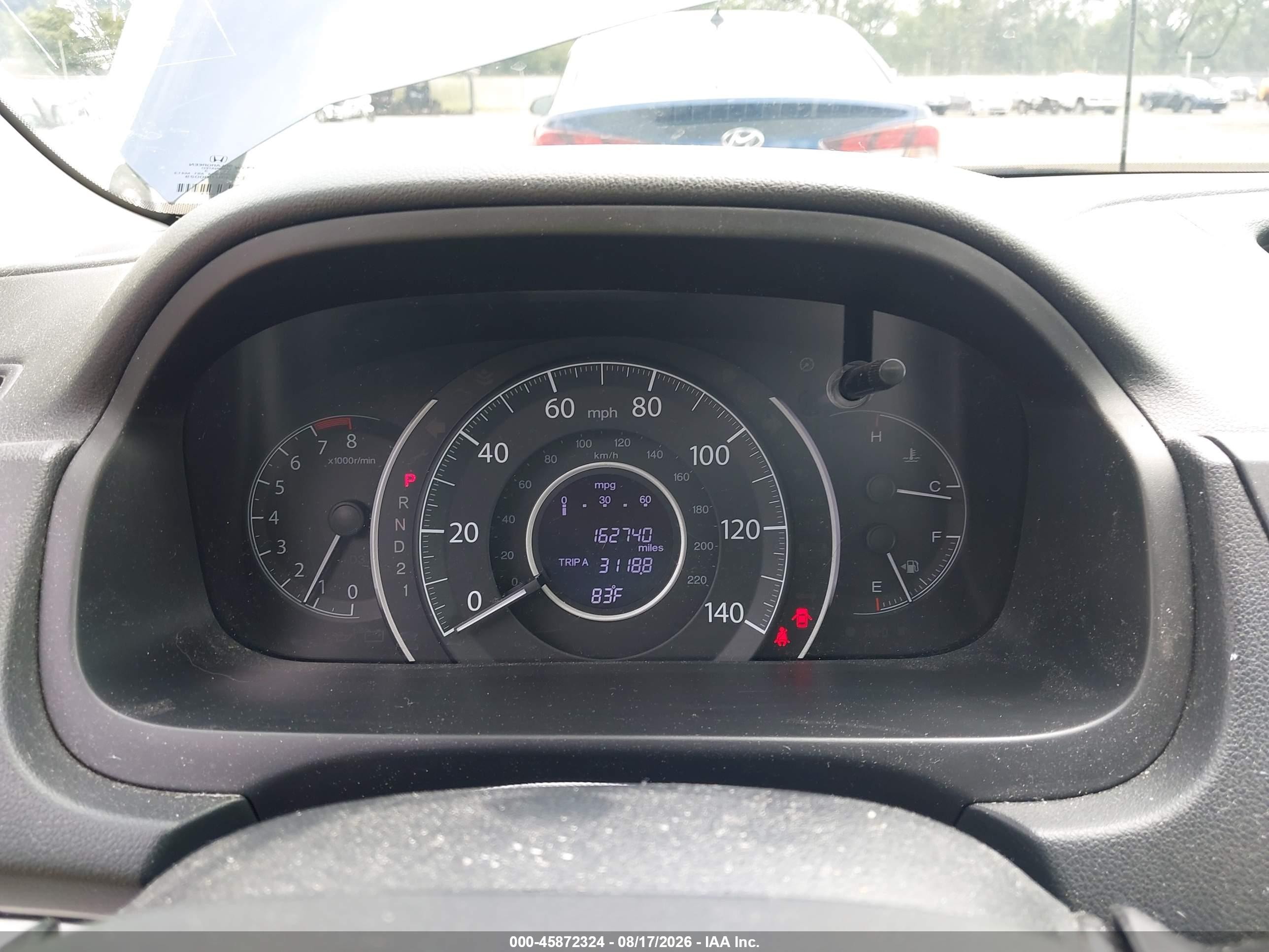 2013 Honda Cr-v Ex Синий vin: 2HKRM4H56DH662547