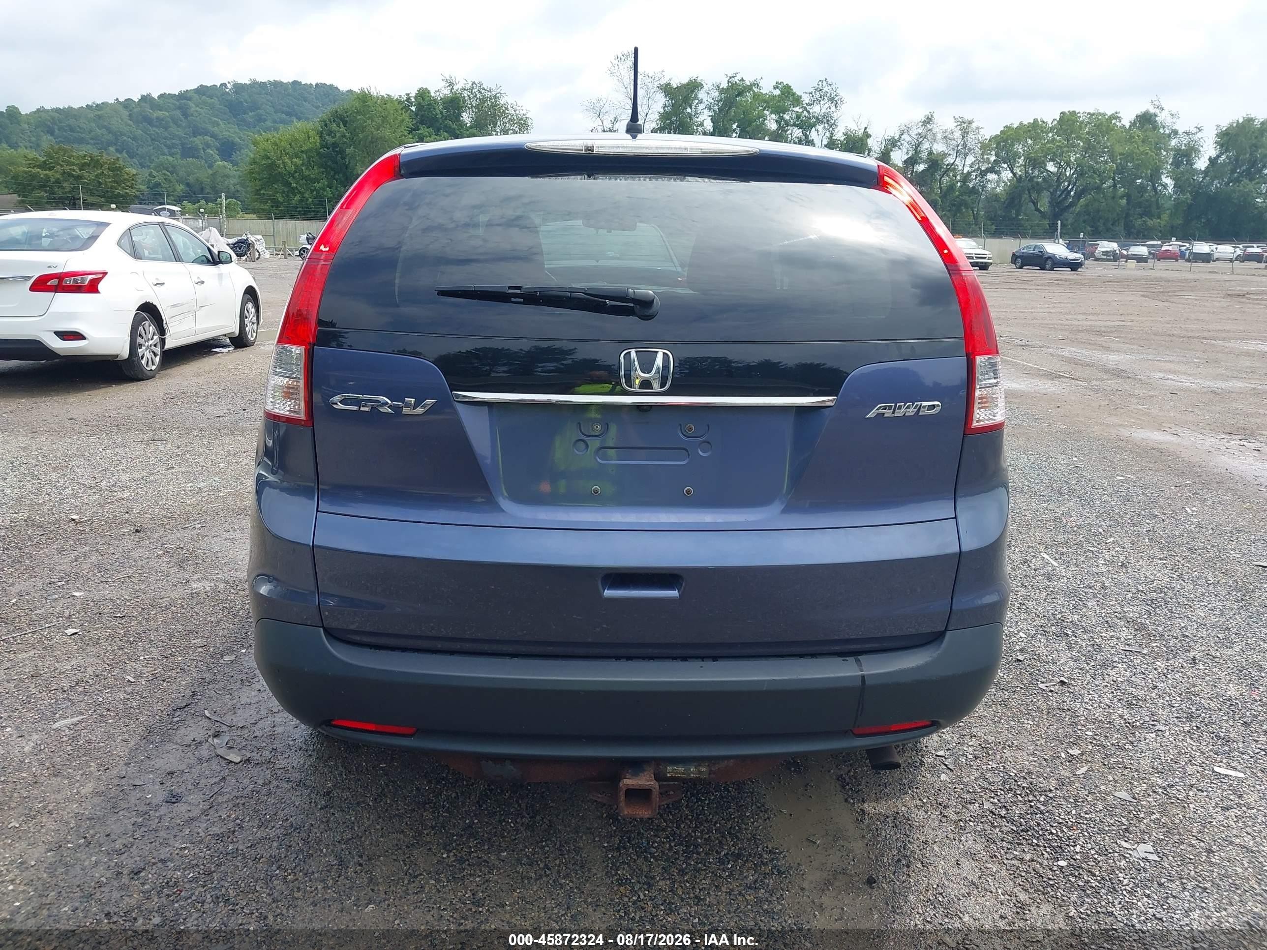 2013 Honda Cr-v Ex Синий vin: 2HKRM4H56DH662547