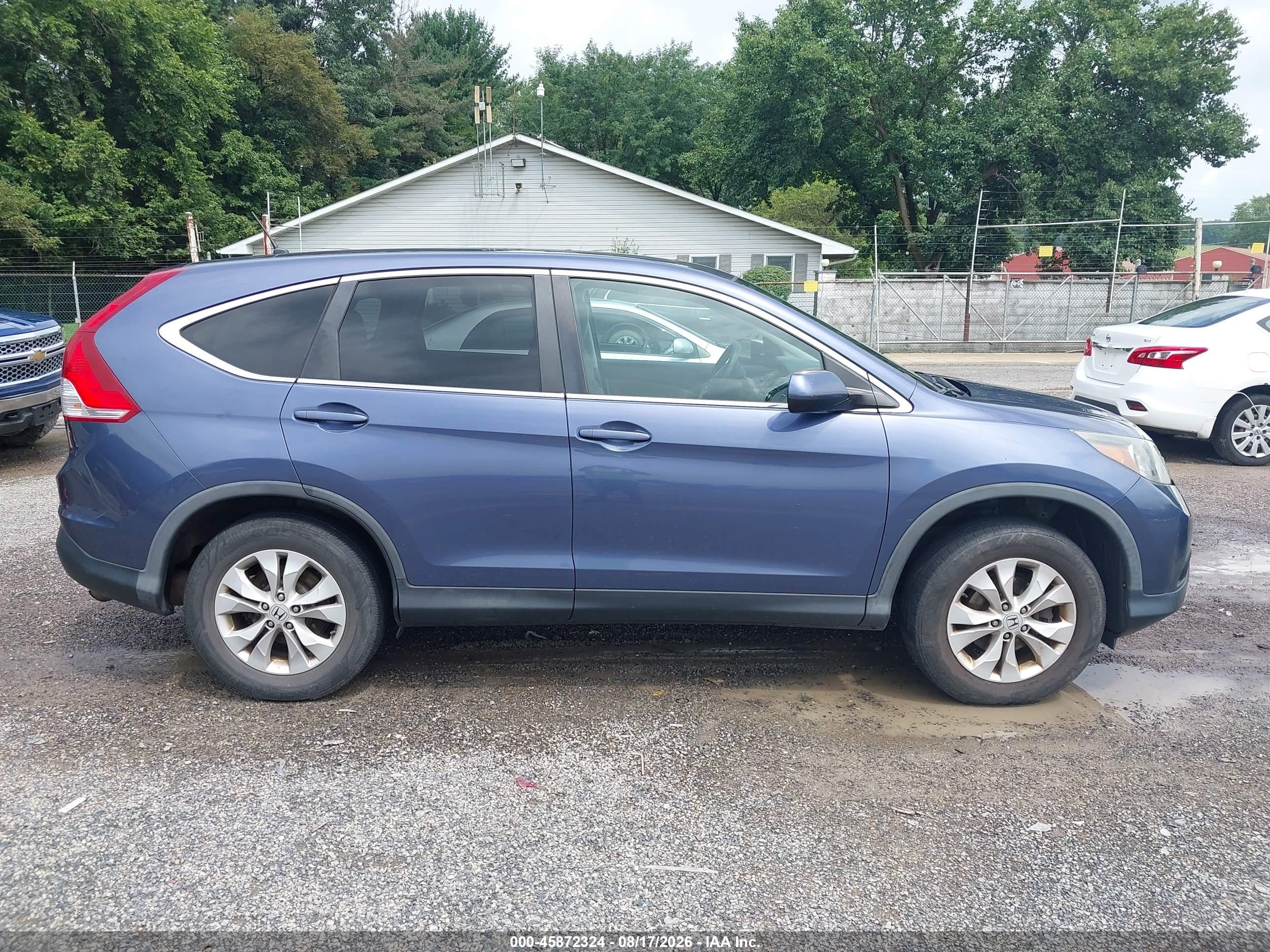 2013 Honda Cr-v Ex Синий vin: 2HKRM4H56DH662547