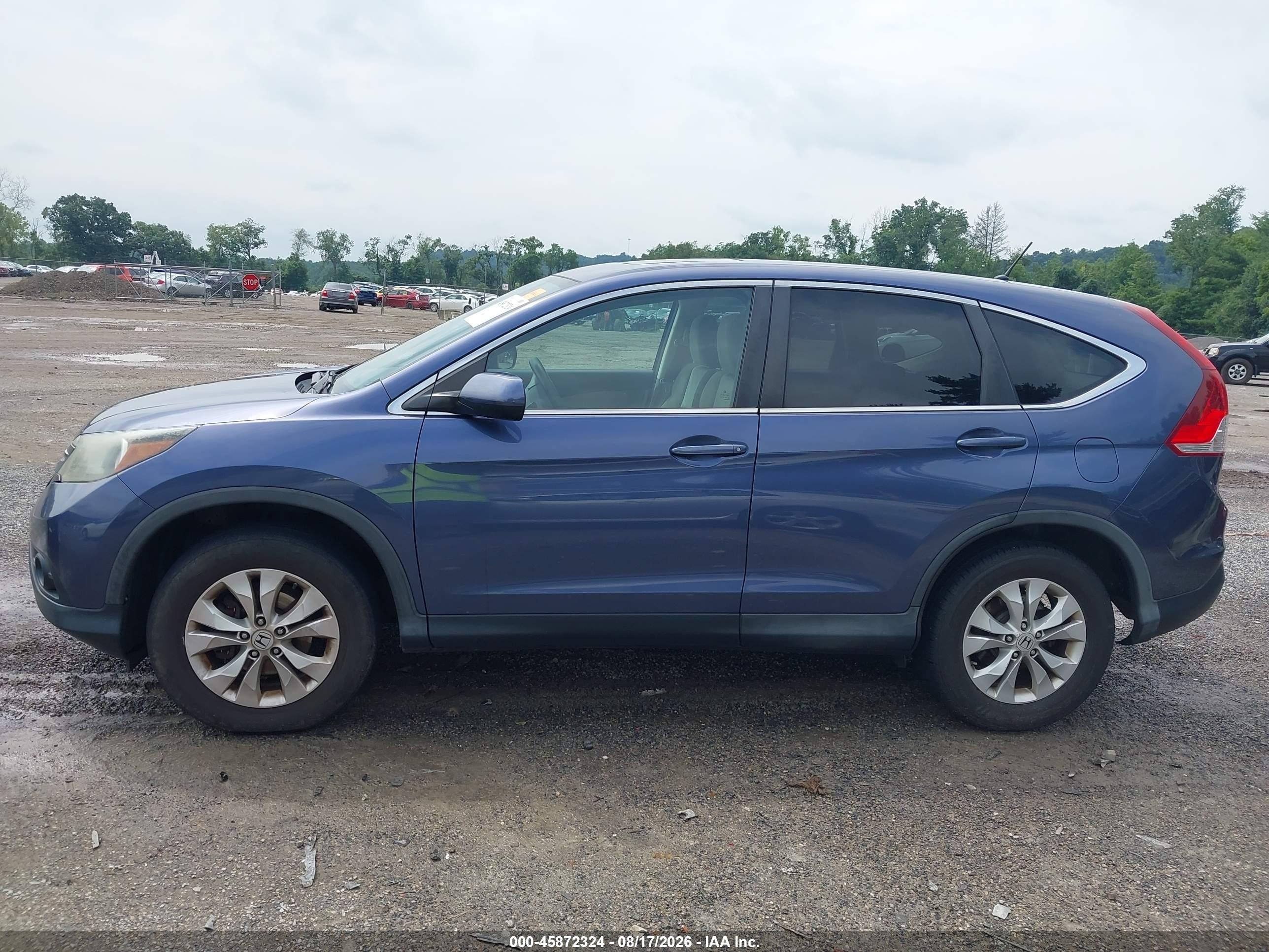 2013 Honda Cr-v Ex Синий vin: 2HKRM4H56DH662547