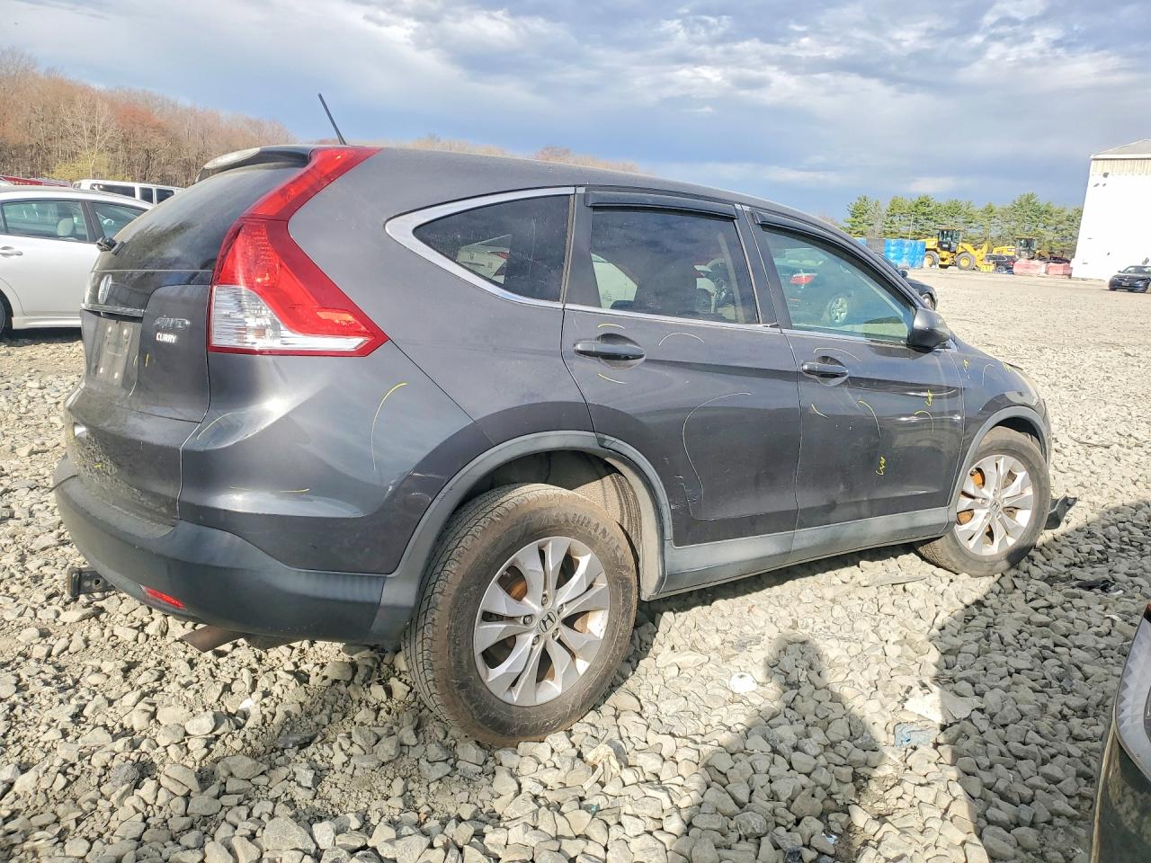 2013 Honda Cr-v Ex Gray vin: 2HKRM4H56DH688369