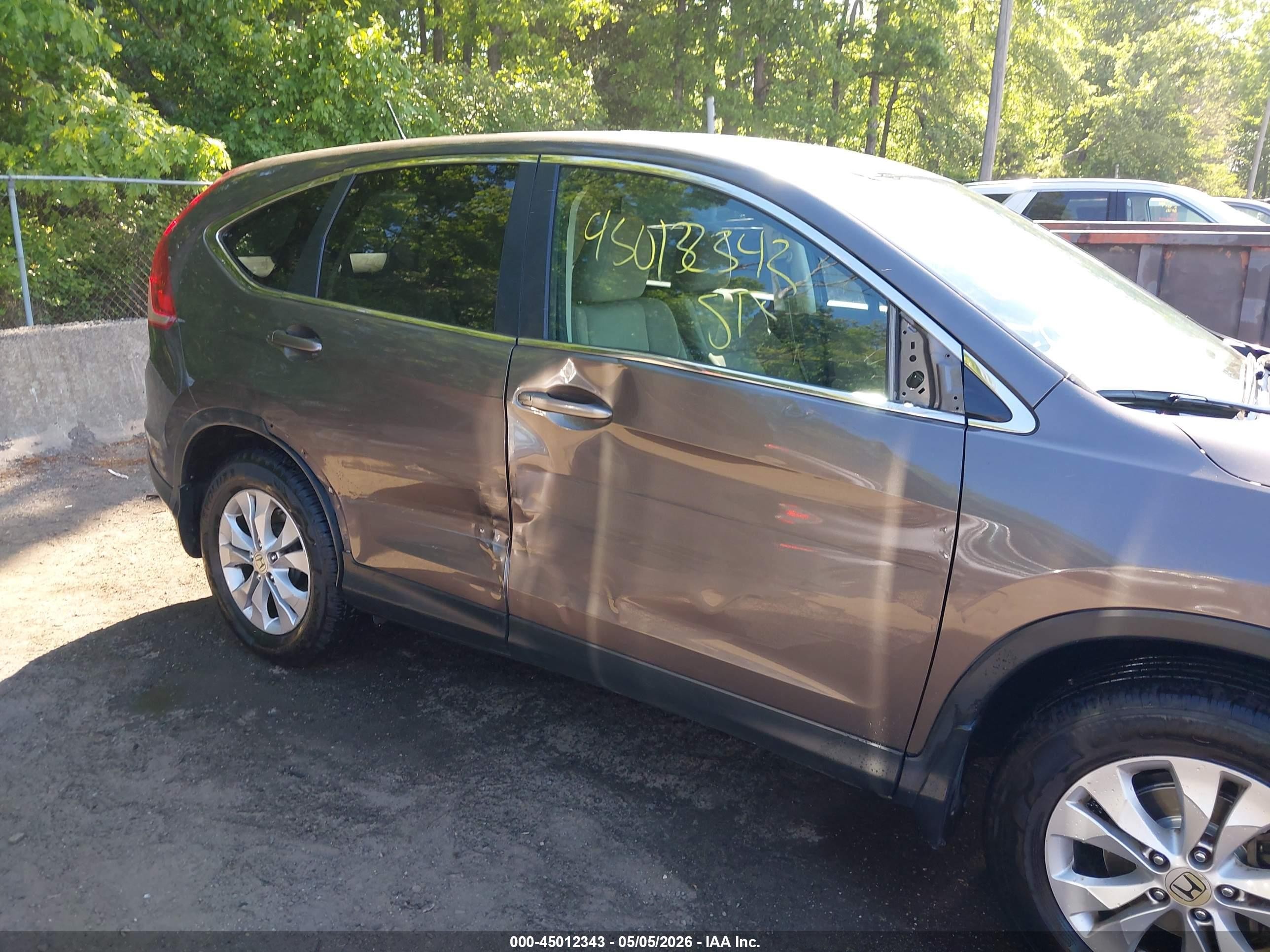 2014 Honda Cr-v Ex Brown vin: 2HKRM4H56EH620140