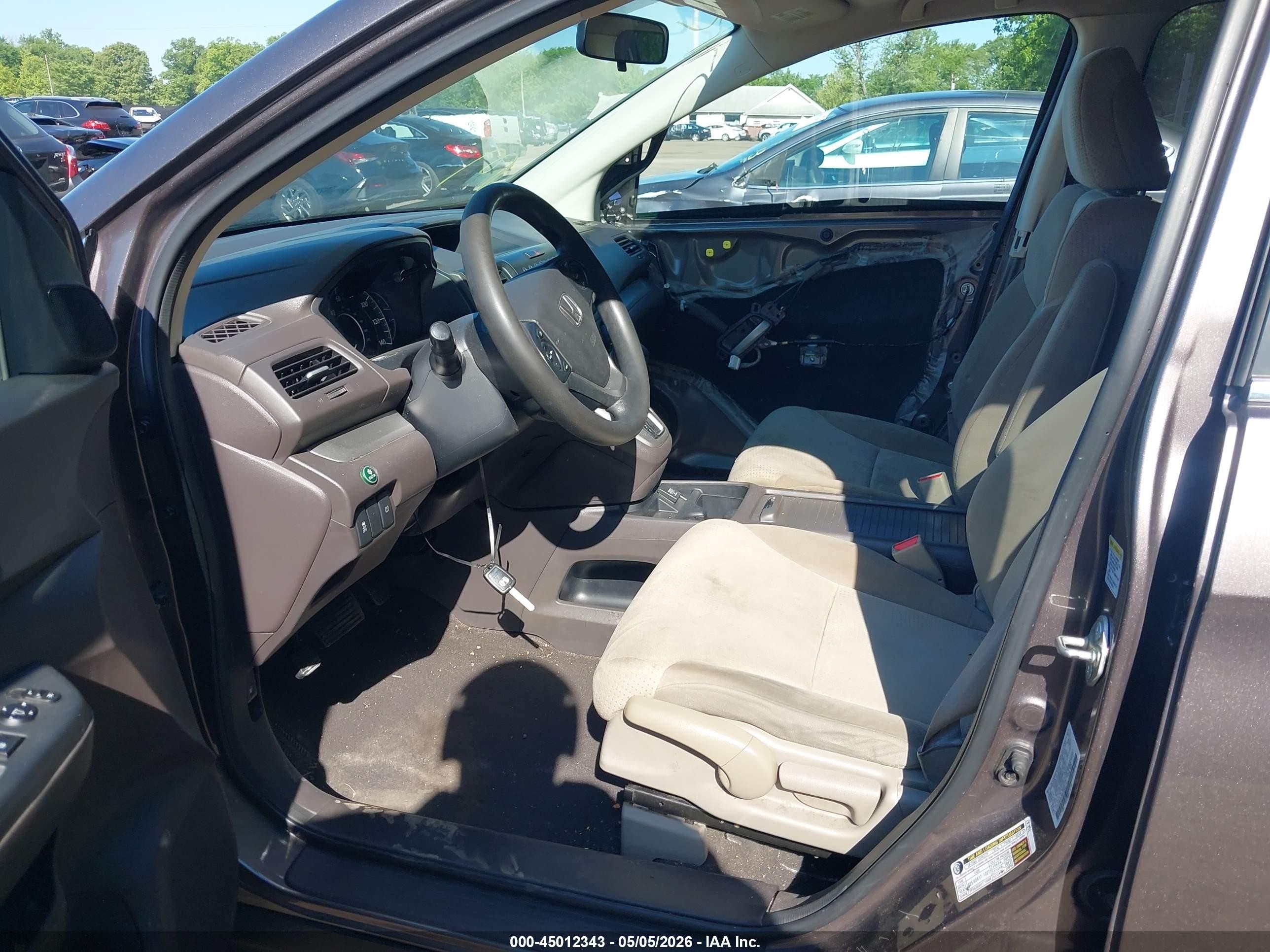 2014 Honda Cr-v Ex Brown vin: 2HKRM4H56EH620140