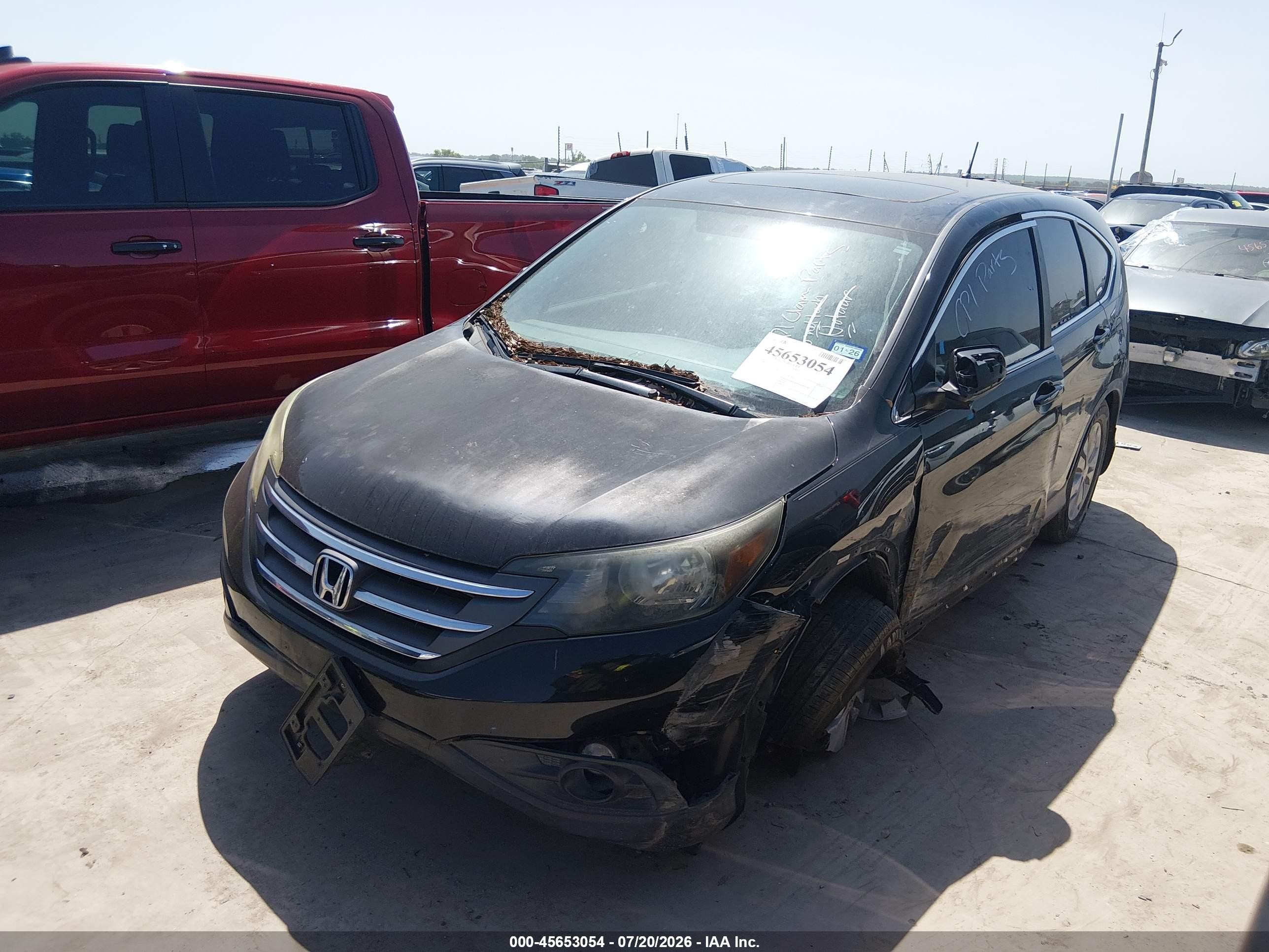 2014 Honda Cr-v Ex Black vin: 2HKRM4H56EH623863