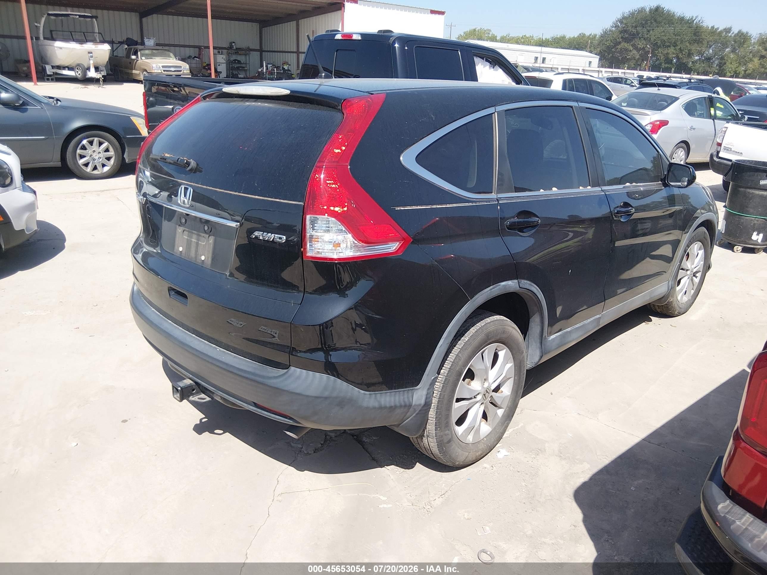 2014 Honda Cr-v Ex Black vin: 2HKRM4H56EH623863