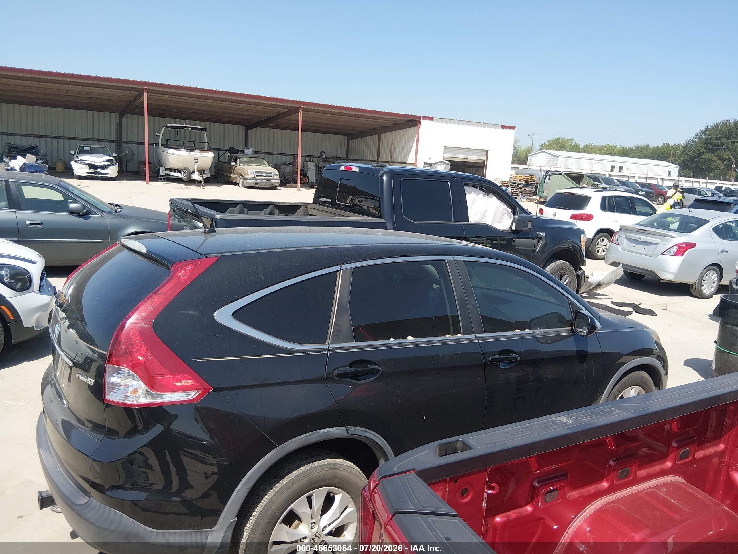2014 Honda Cr-v Ex Black vin: 2HKRM4H56EH623863