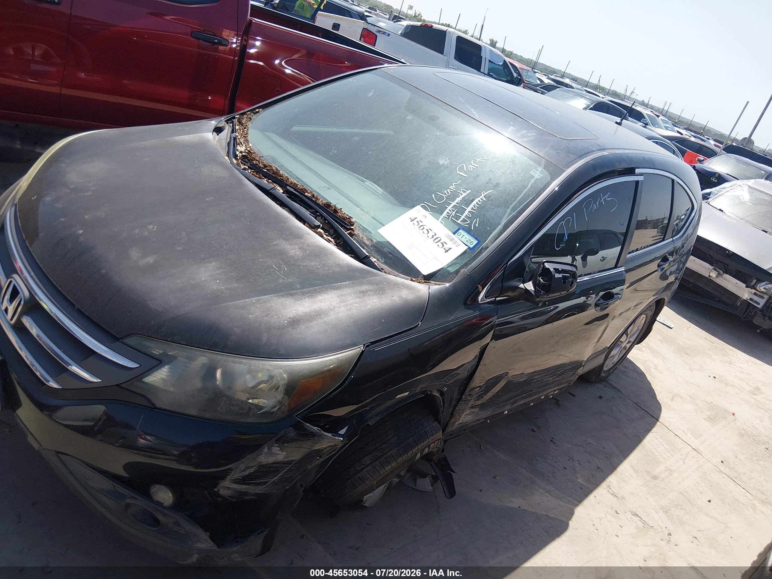 2014 Honda Cr-v Ex Black vin: 2HKRM4H56EH623863