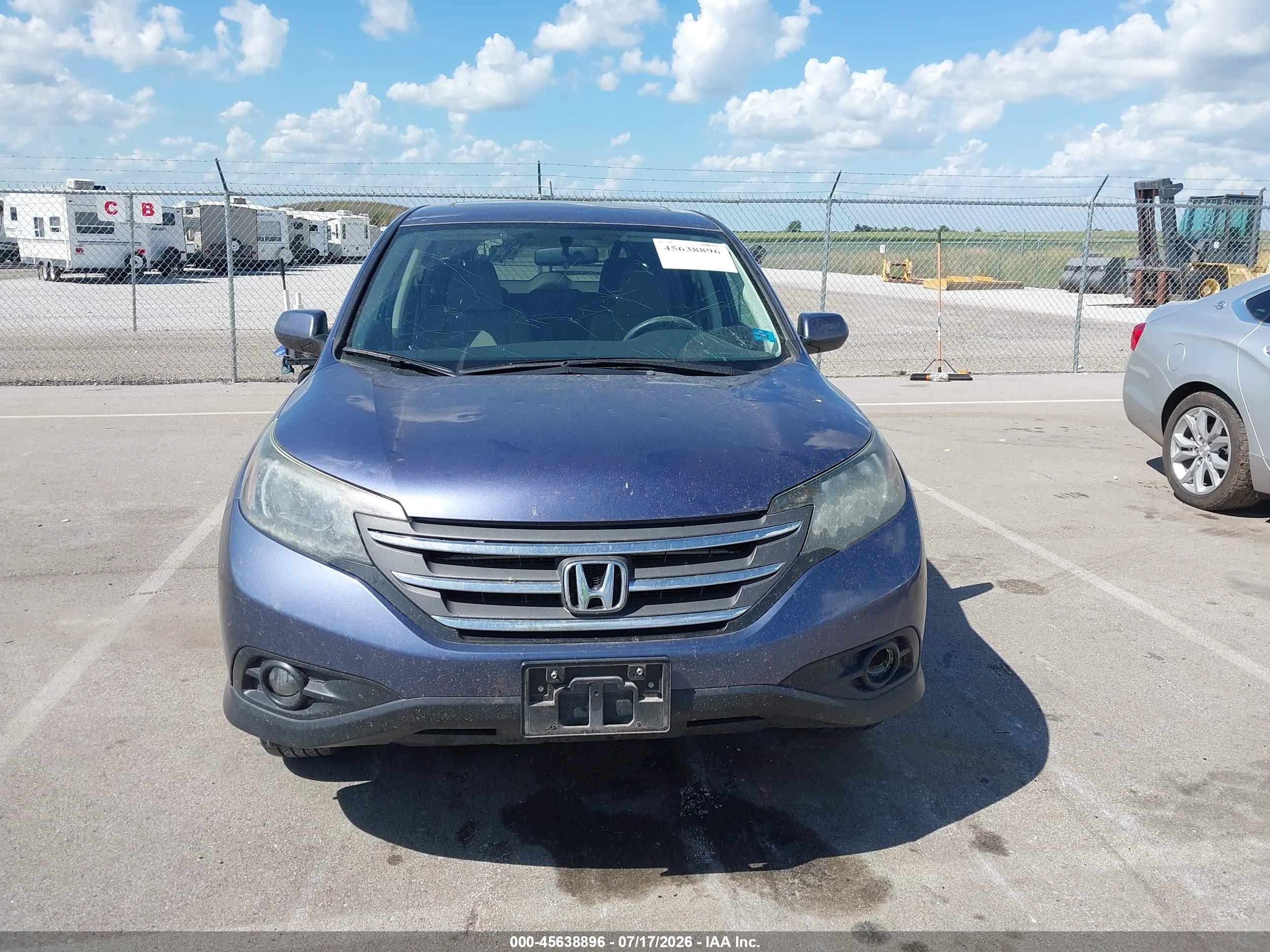 2014 Honda Cr-v Ex Blue vin: 2HKRM4H56EH665031