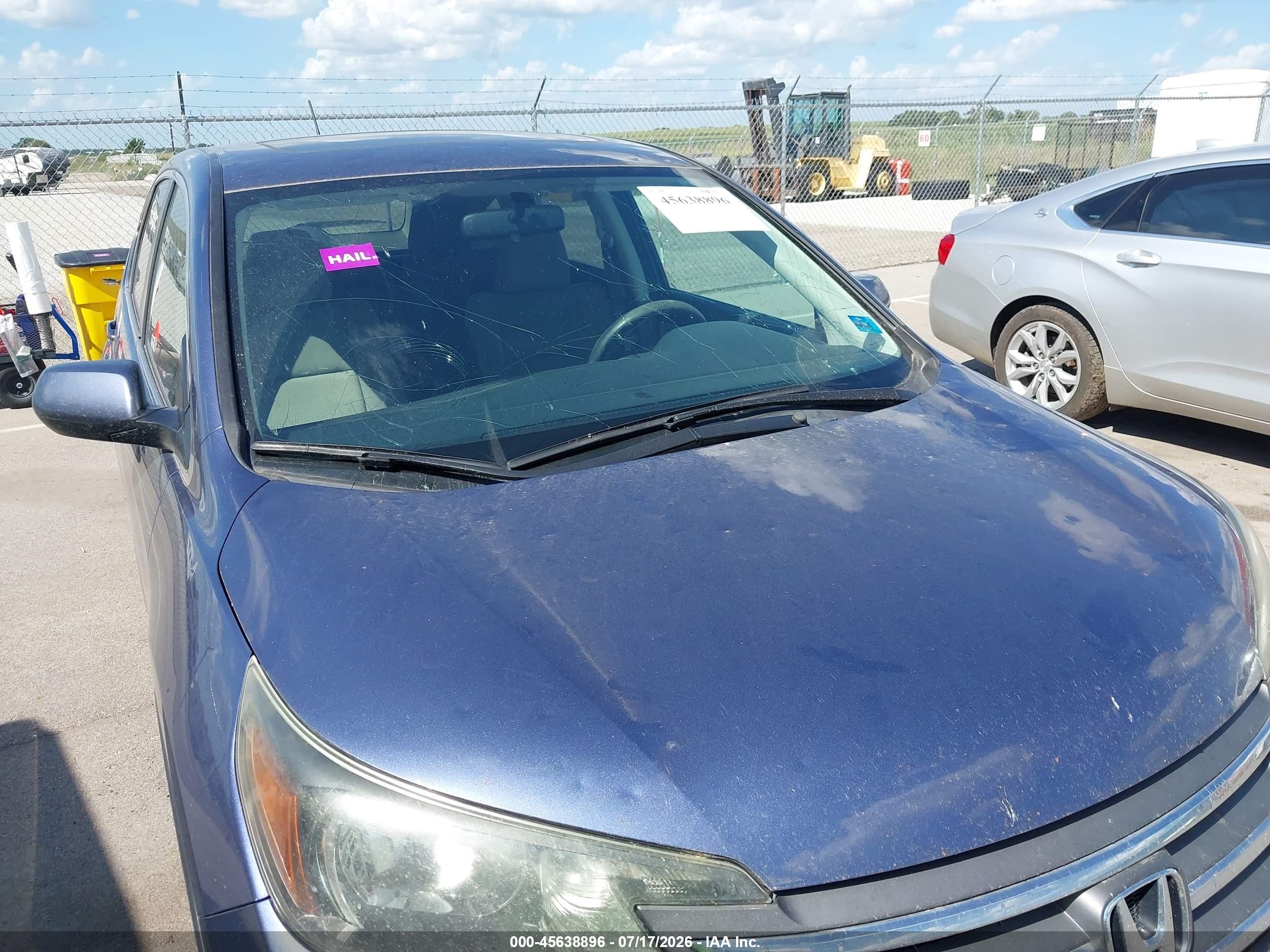 2014 Honda Cr-v Ex Blue vin: 2HKRM4H56EH665031