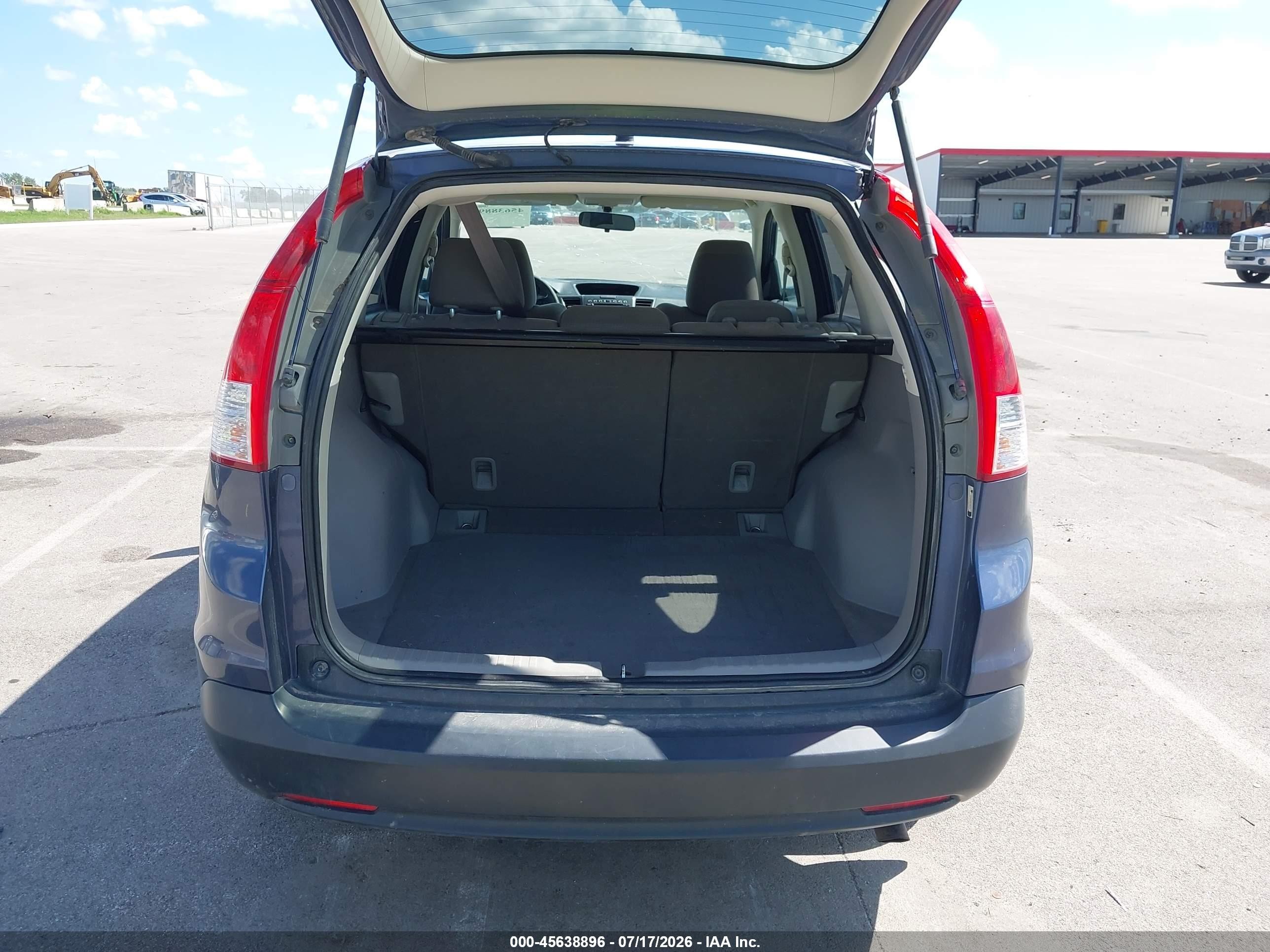 2014 Honda Cr-v Ex Blue vin: 2HKRM4H56EH665031