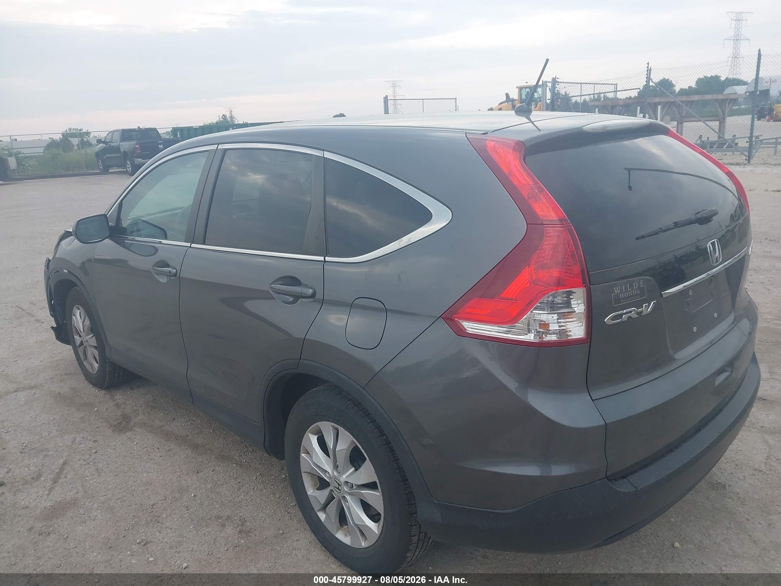 2014 Honda Cr-v Ex Gray vin: 2HKRM4H56EH695680