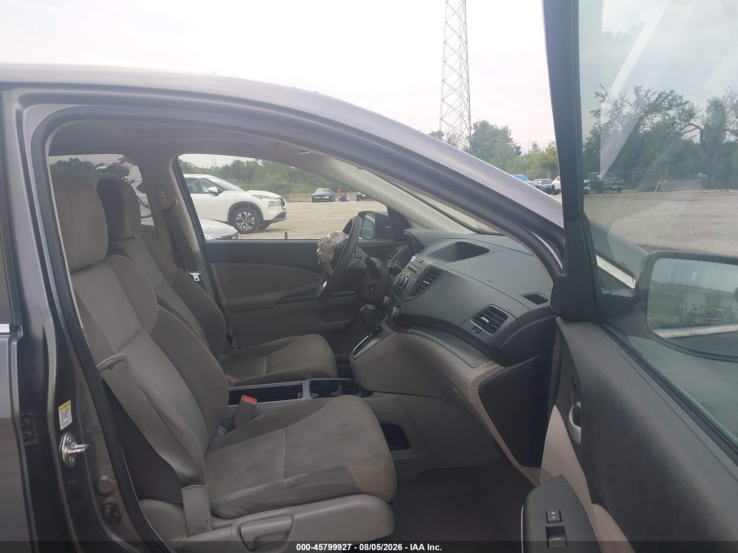 2014 Honda Cr-v Ex Gray vin: 2HKRM4H56EH695680