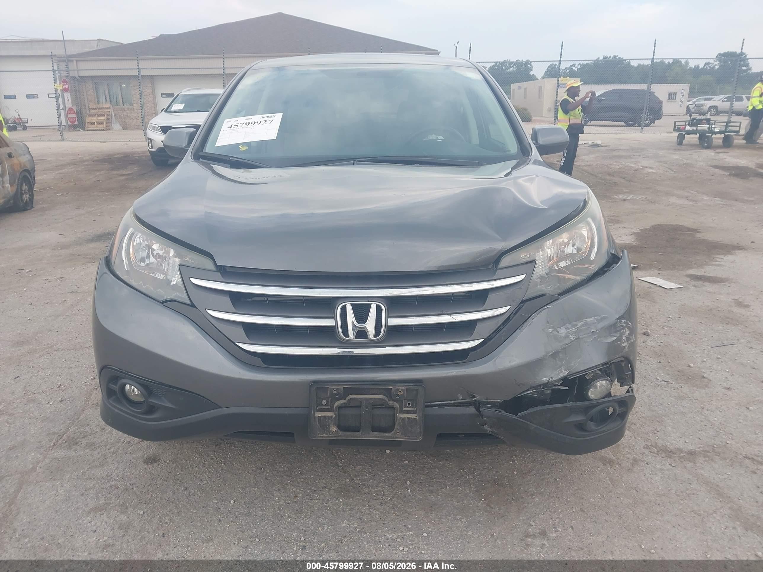 2014 Honda Cr-v Ex Gray vin: 2HKRM4H56EH695680