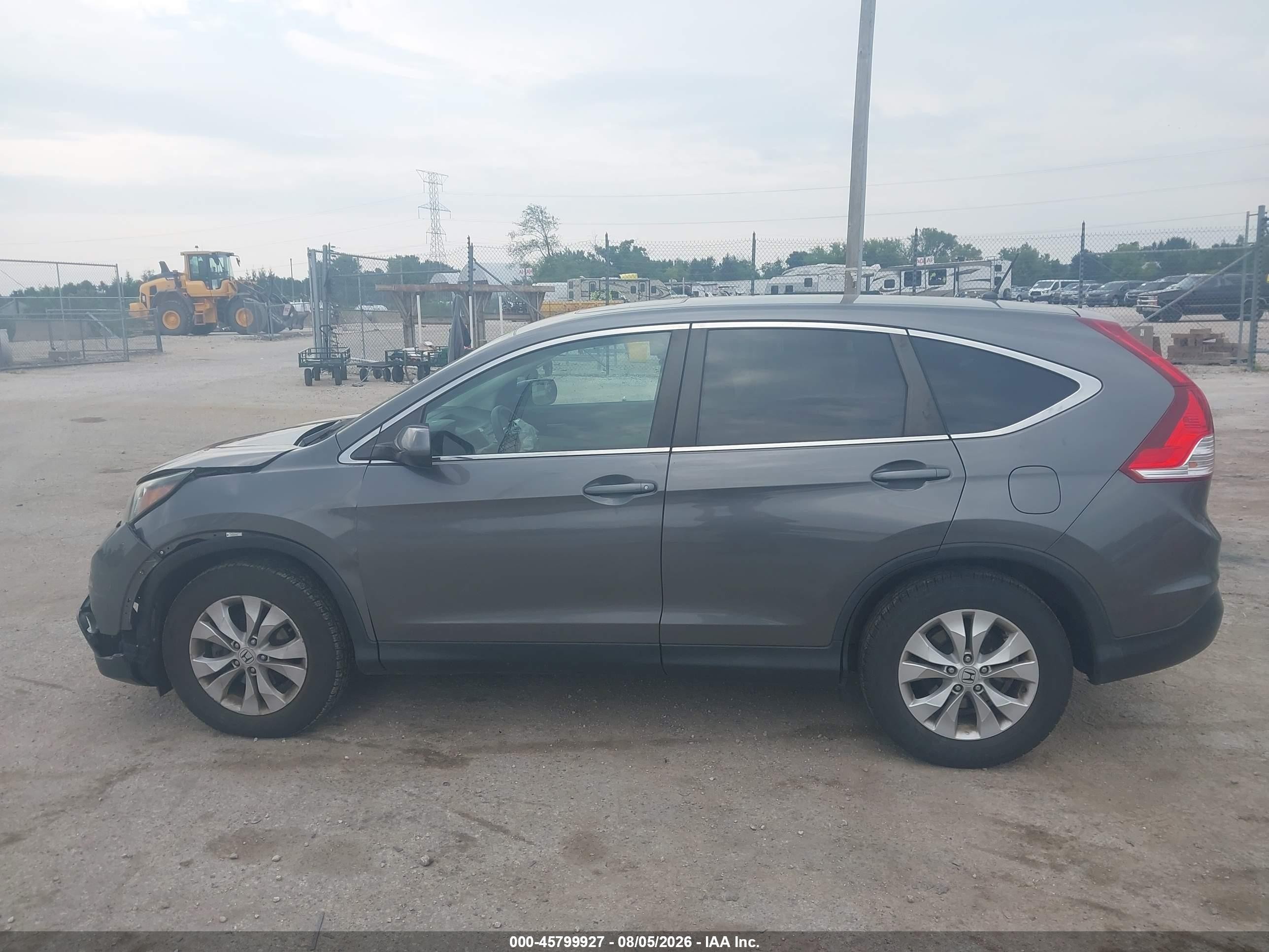 2014 Honda Cr-v Ex Gray vin: 2HKRM4H56EH695680