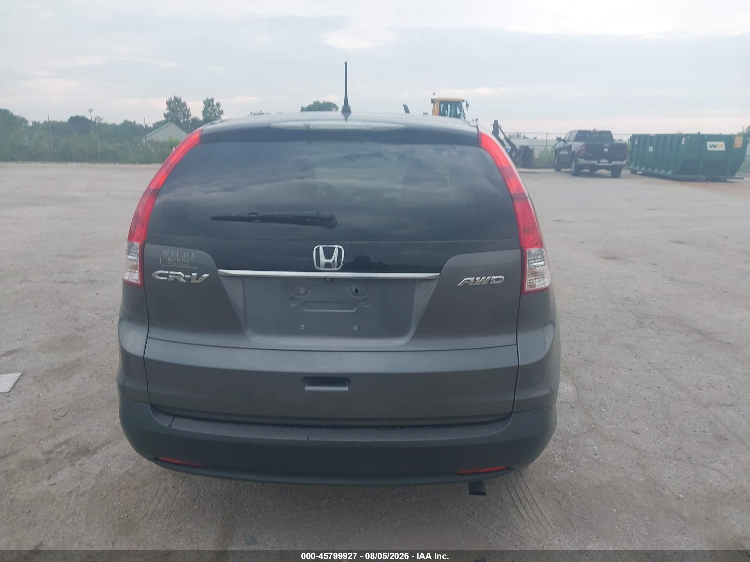 2014 Honda Cr-v Ex Gray vin: 2HKRM4H56EH695680