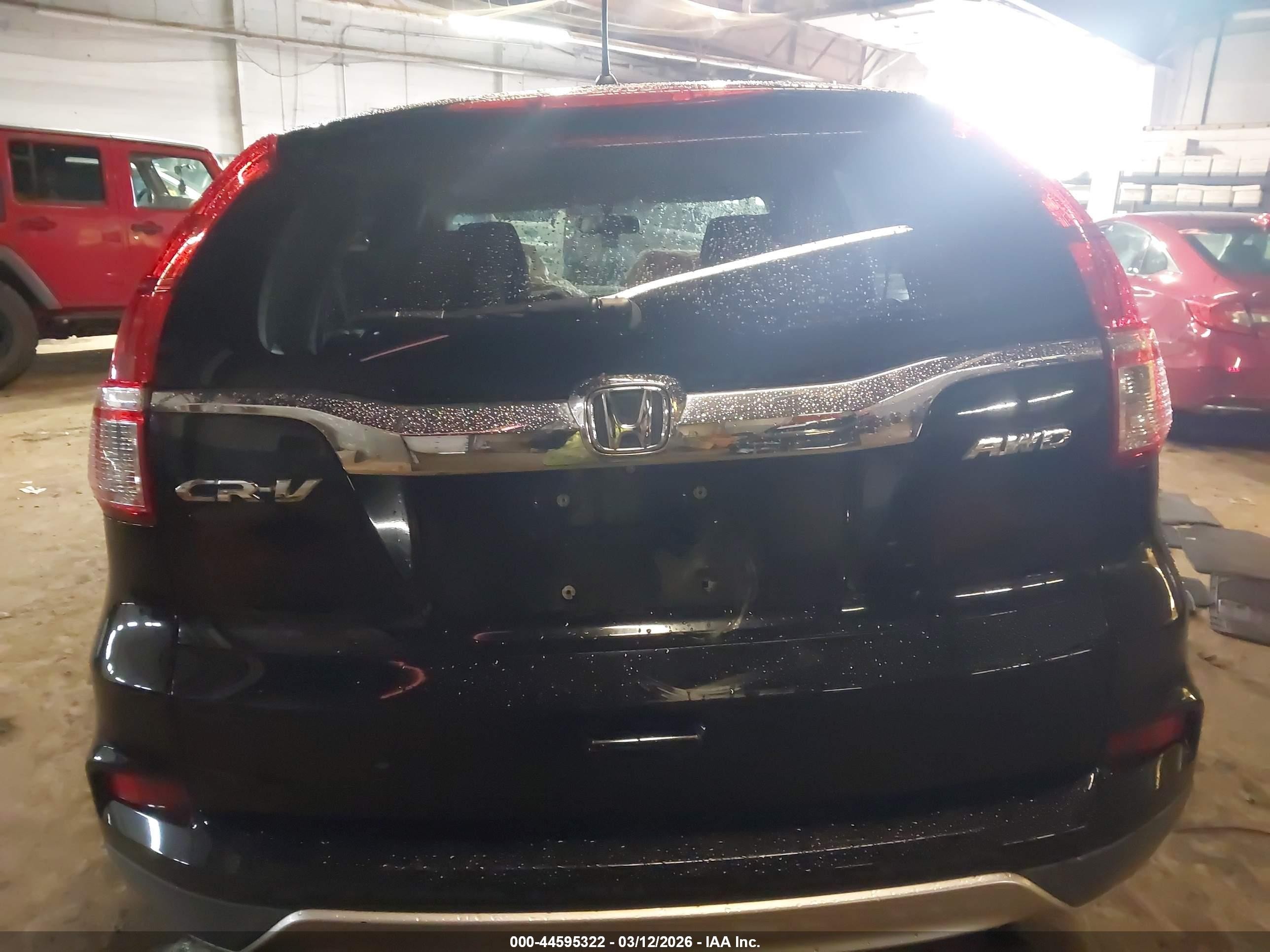 2015 Honda Cr-v Ex Black vin: 2HKRM4H56FH642219