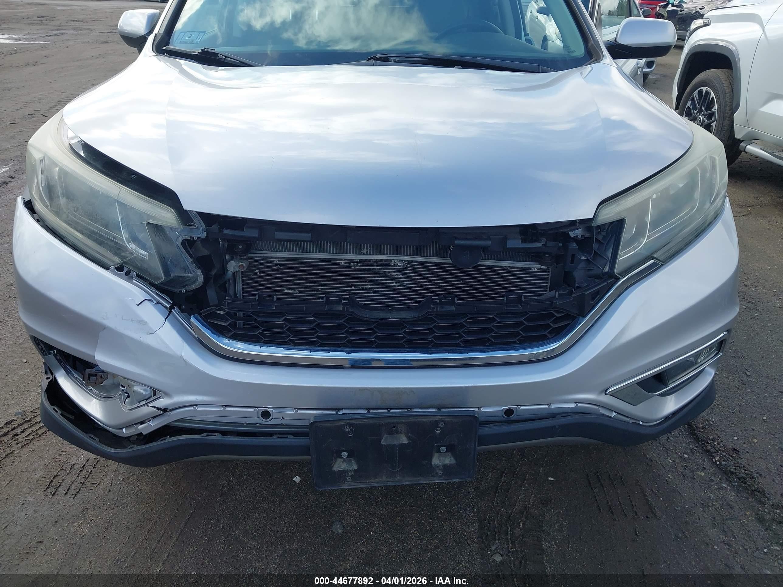 2015 Honda Cr-v Ex Silver vin: 2HKRM4H56FH642415