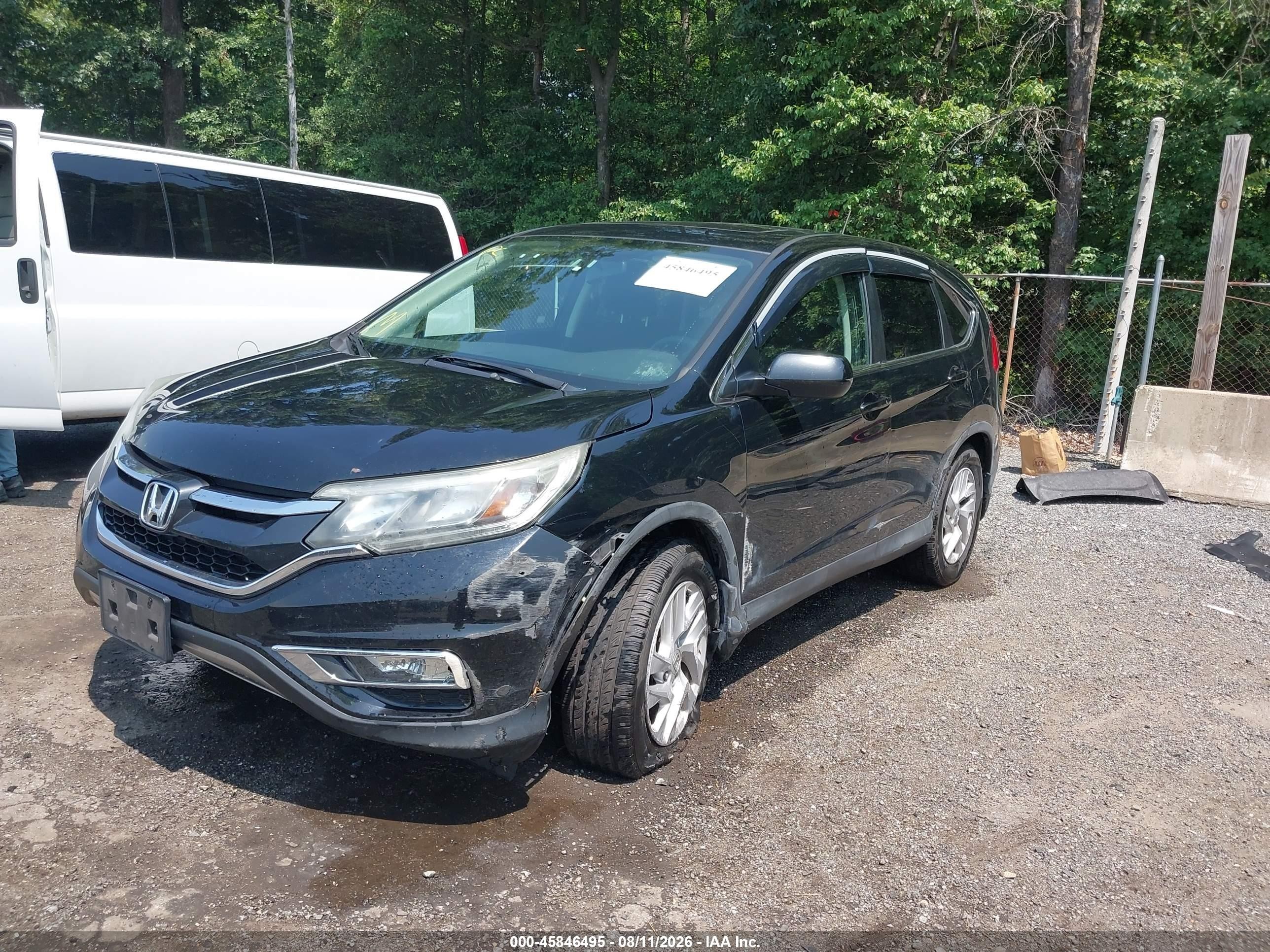 2015 Honda Cr-v Ex Black vin: 2HKRM4H56FH675544