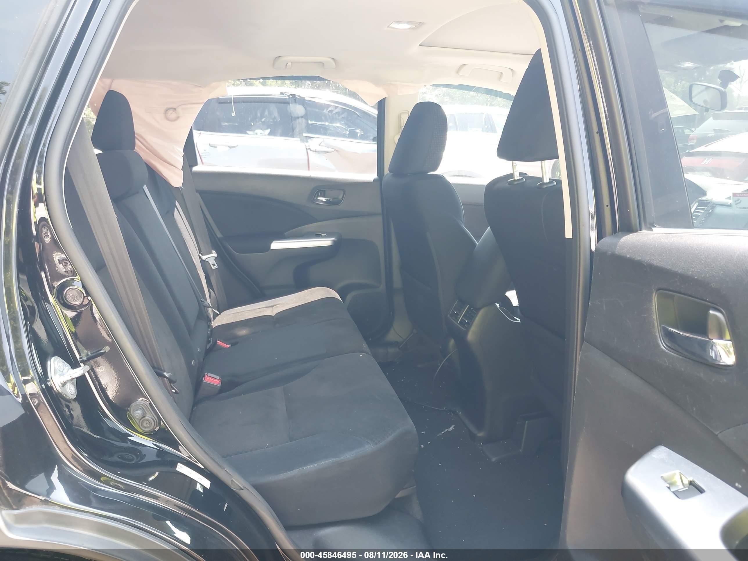 2015 Honda Cr-v Ex Black vin: 2HKRM4H56FH675544