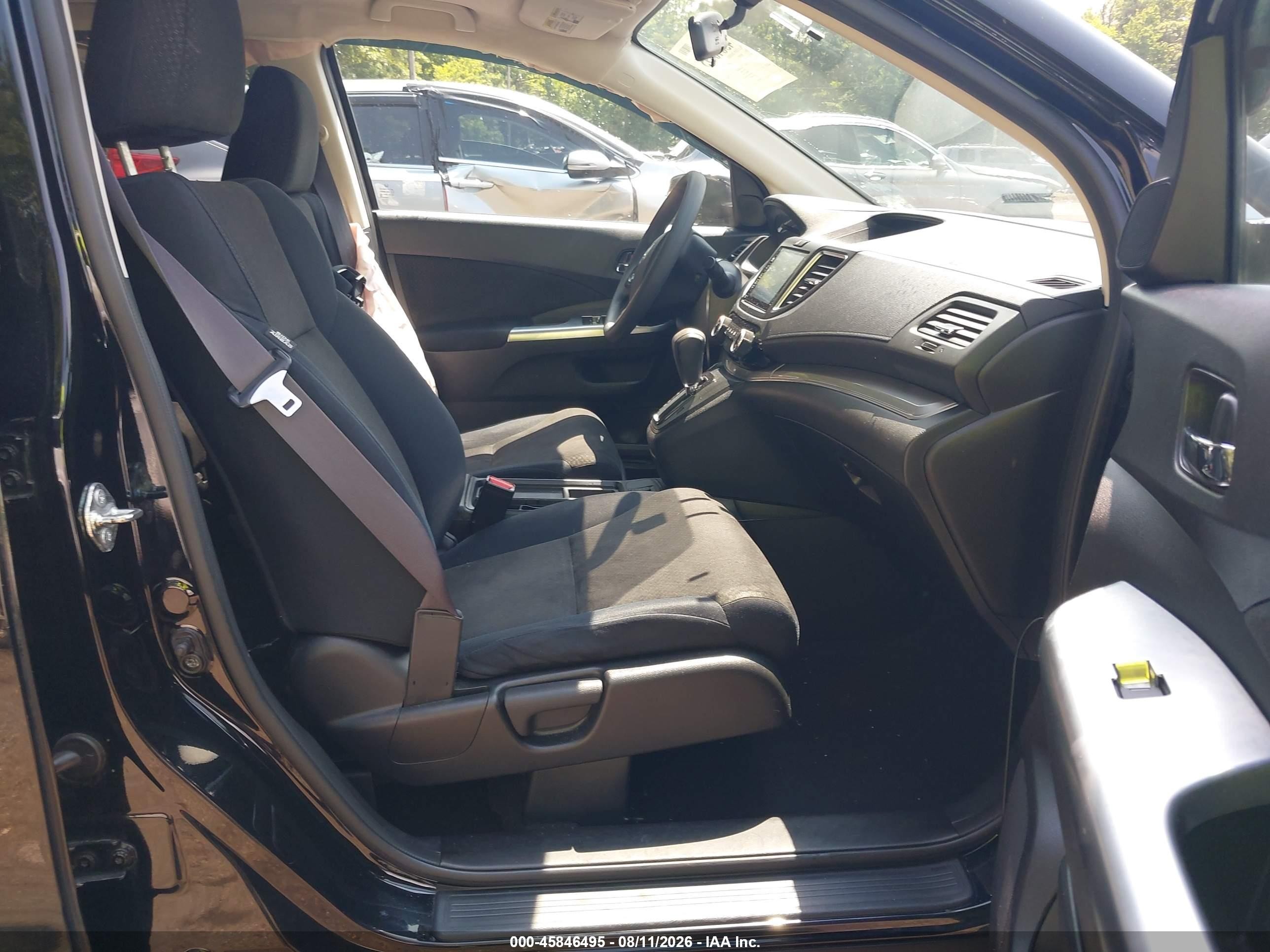 2015 Honda Cr-v Ex Black vin: 2HKRM4H56FH675544