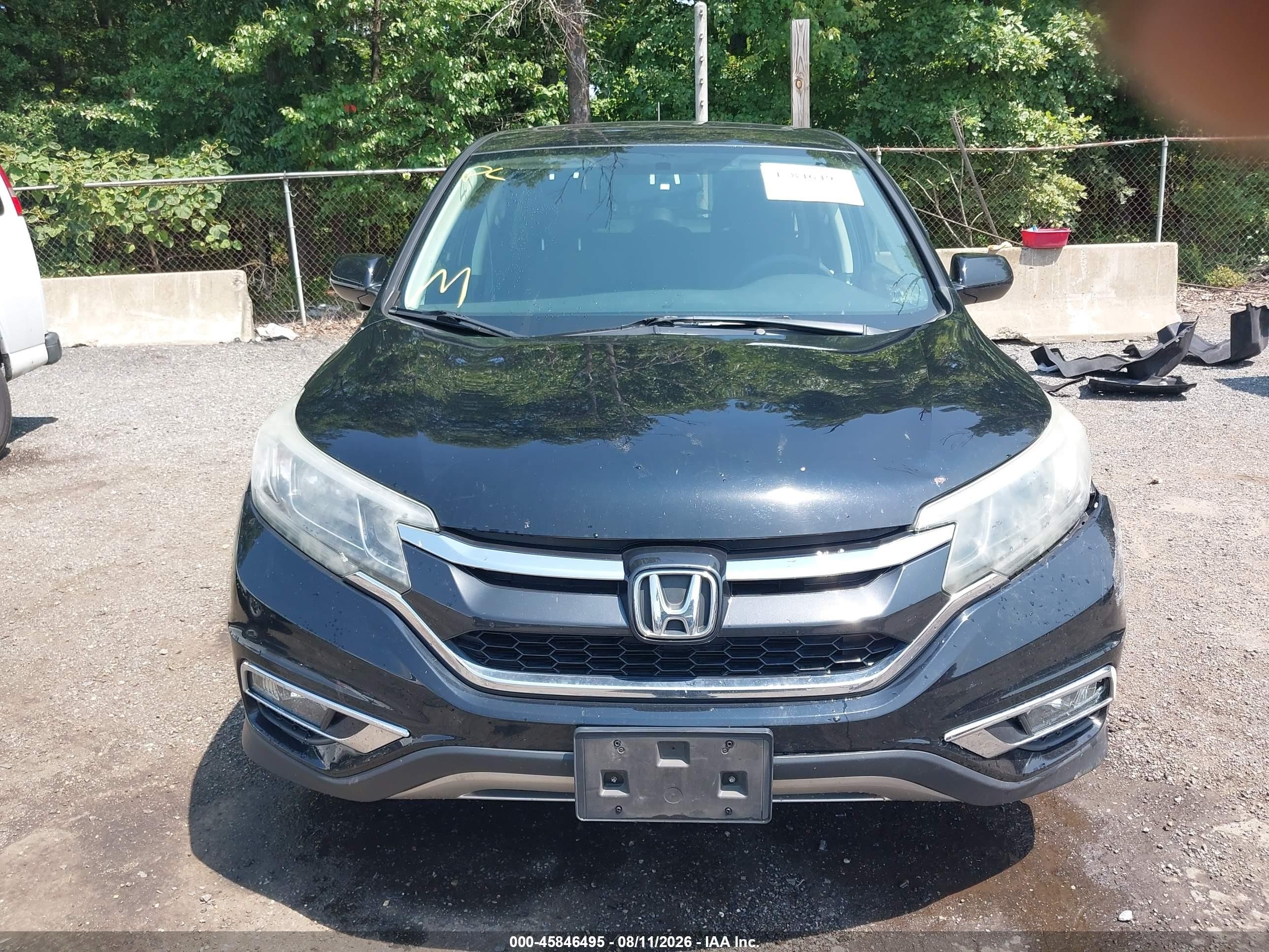 2015 Honda Cr-v Ex Black vin: 2HKRM4H56FH675544