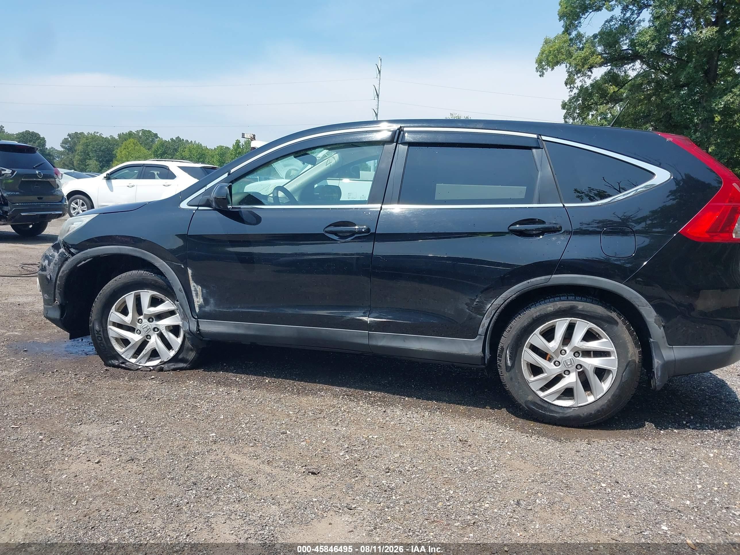 2015 Honda Cr-v Ex Black vin: 2HKRM4H56FH675544