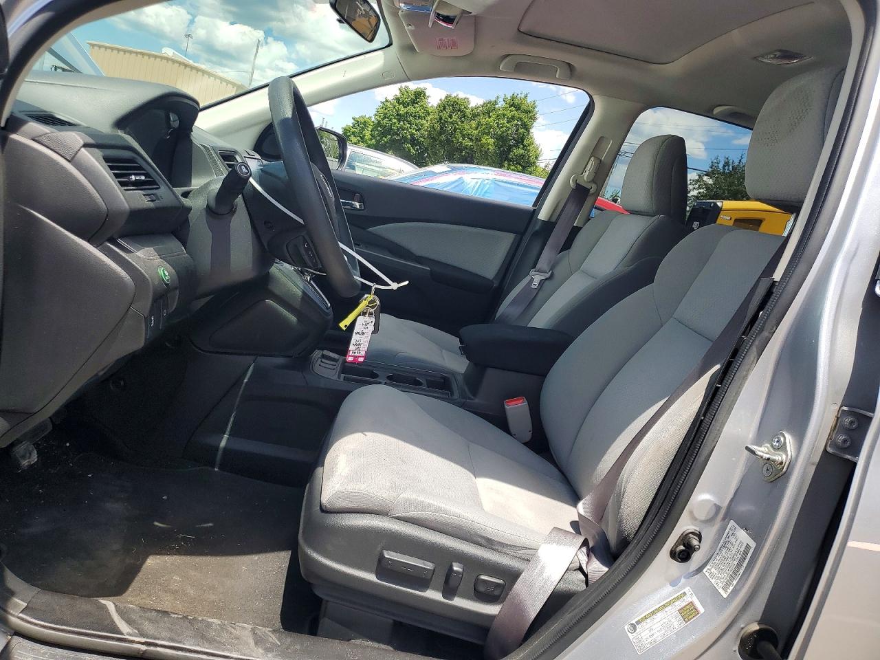 2015 Honda Cr-v Ex Silver vin: 2HKRM4H56FH679724