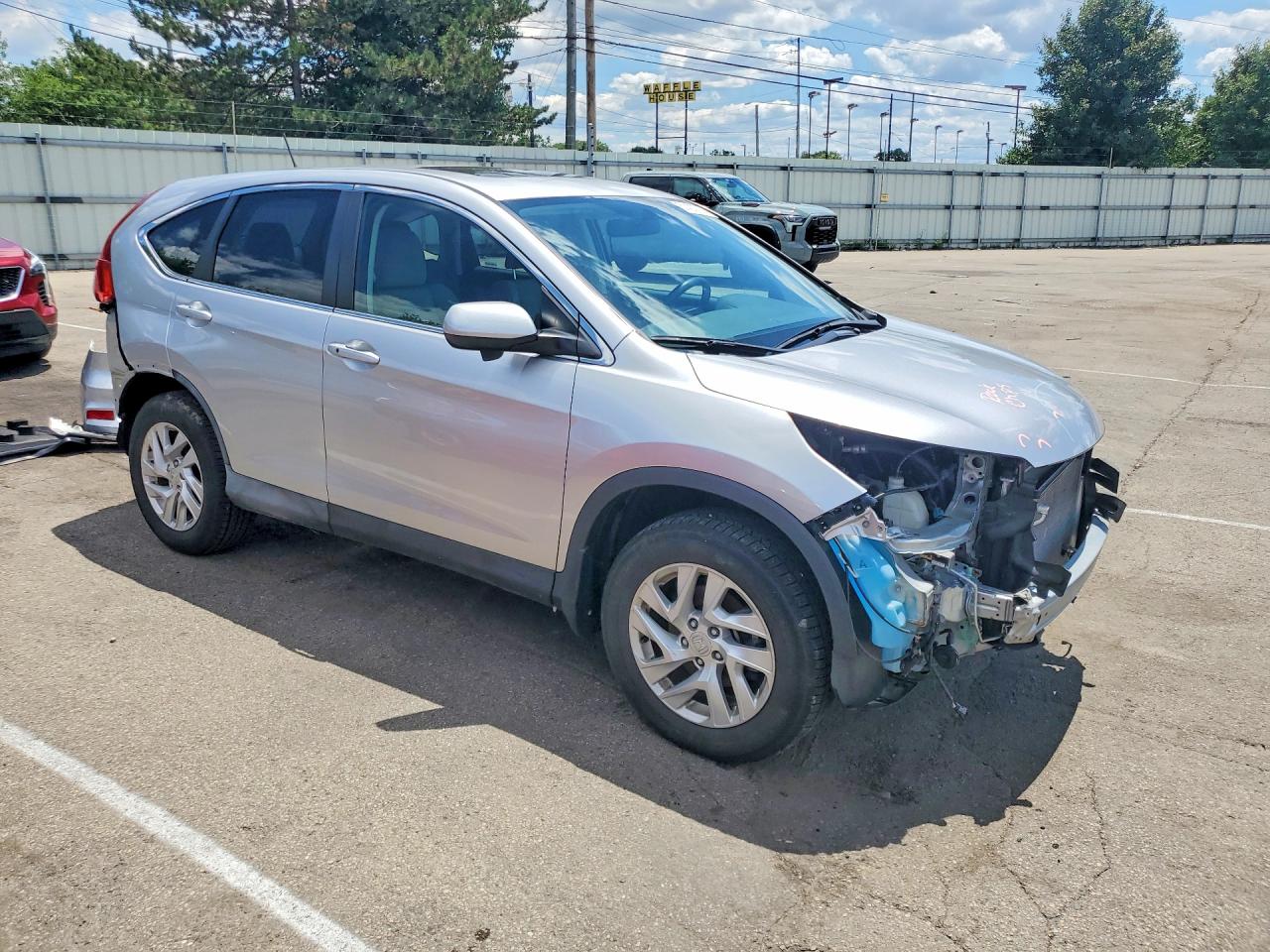 2015 Honda Cr-v Ex Silver vin: 2HKRM4H56FH679724