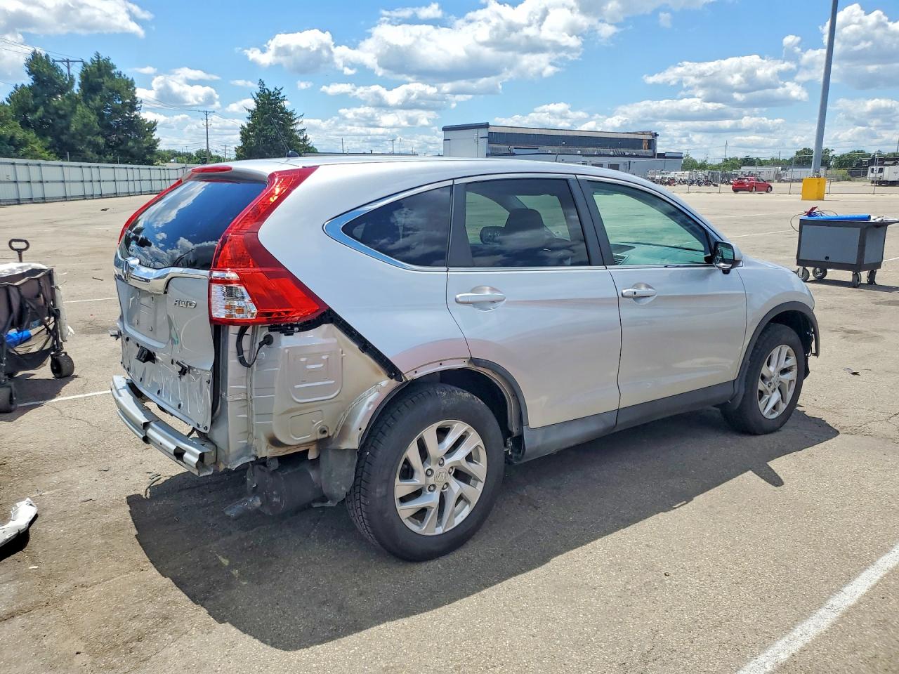 2015 Honda Cr-v Ex Silver vin: 2HKRM4H56FH679724
