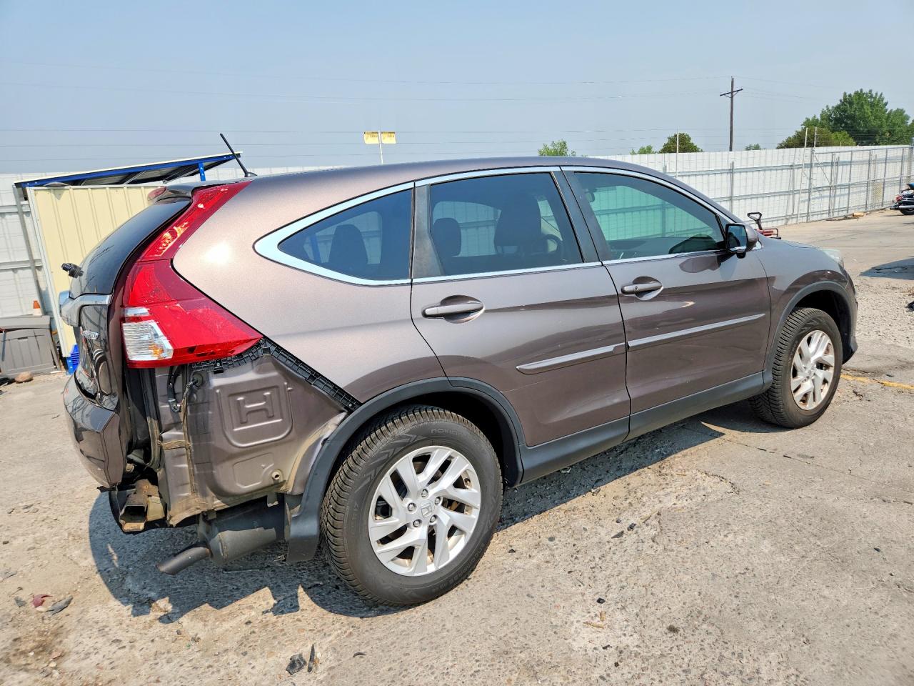 2015 Honda Cr-v Ex Gray vin: 2HKRM4H56FH680730