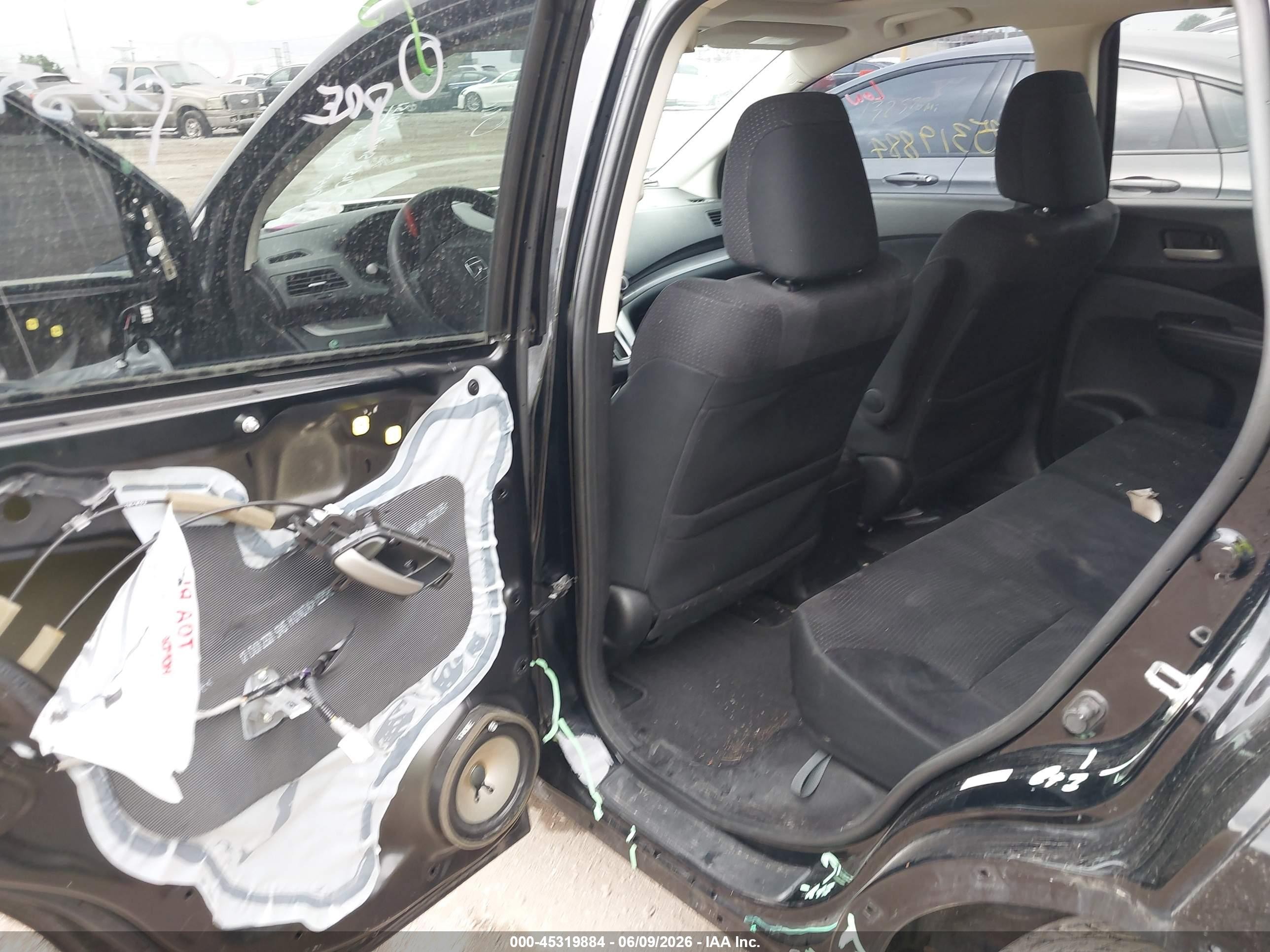 2012 Honda Cr-v Ex Black vin: 2HKRM4H57CH614070