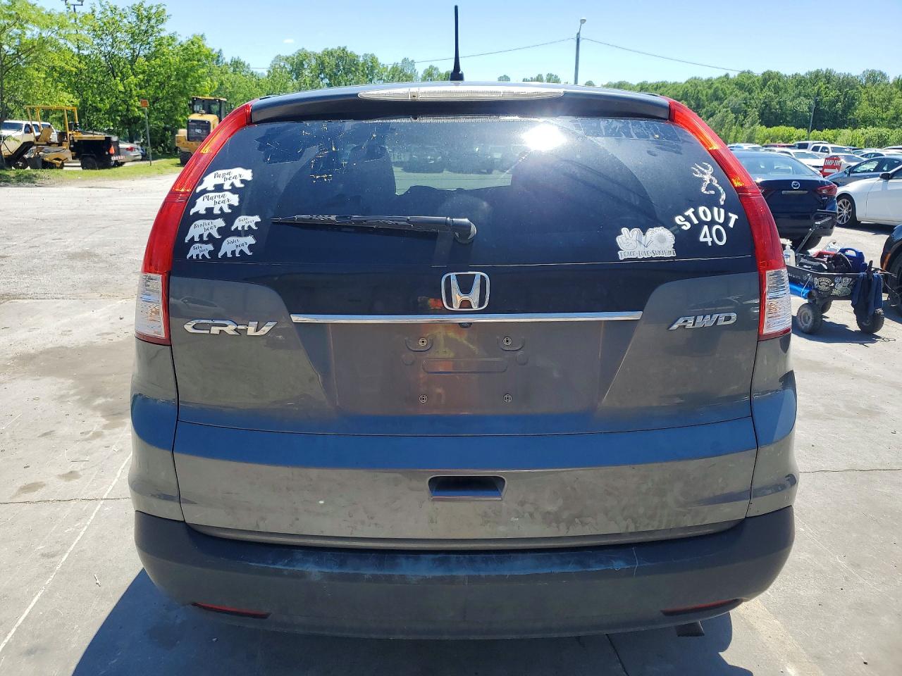 2012 Honda Cr-v Ex Gray vin: 2HKRM4H57CH615414