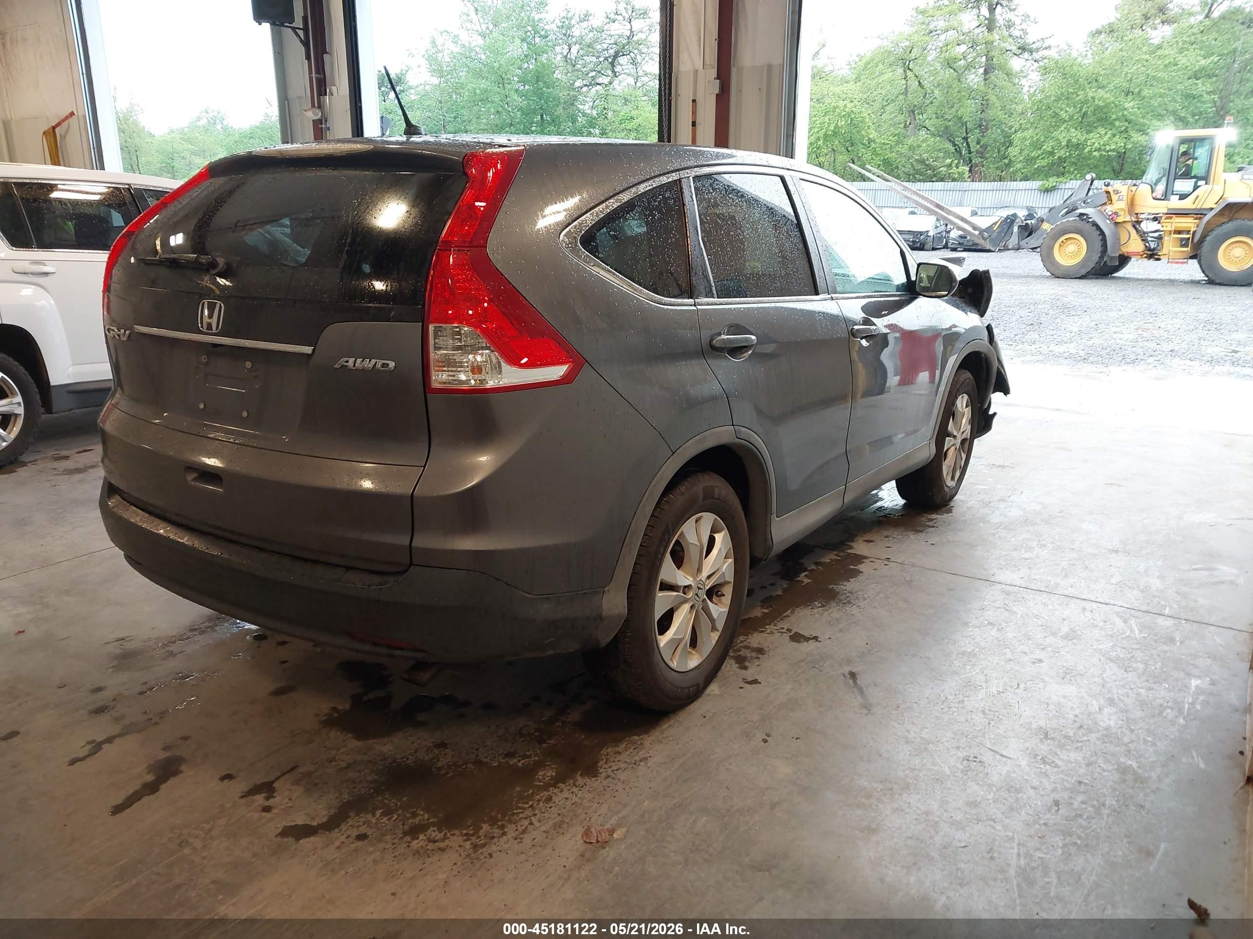 2012 Honda Cr-v Ex Gray vin: 2HKRM4H57CH616465