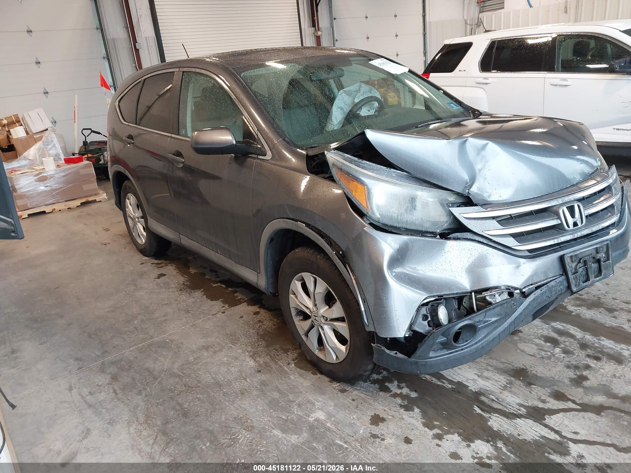 2012 Honda Cr-v Ex Gray vin: 2HKRM4H57CH616465