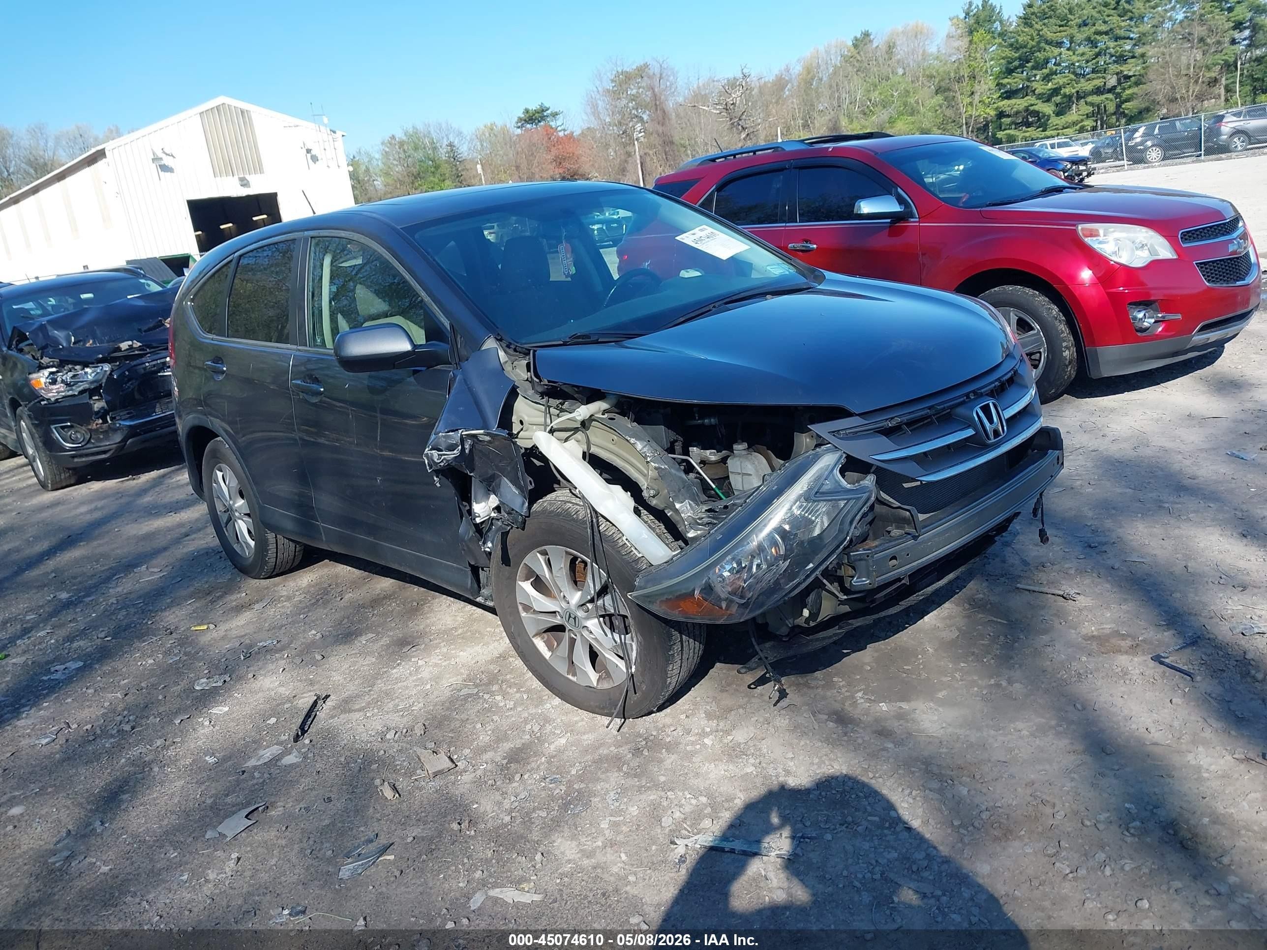 2012 Honda Cr-v Ex Gray vin: 2HKRM4H57CH616739
