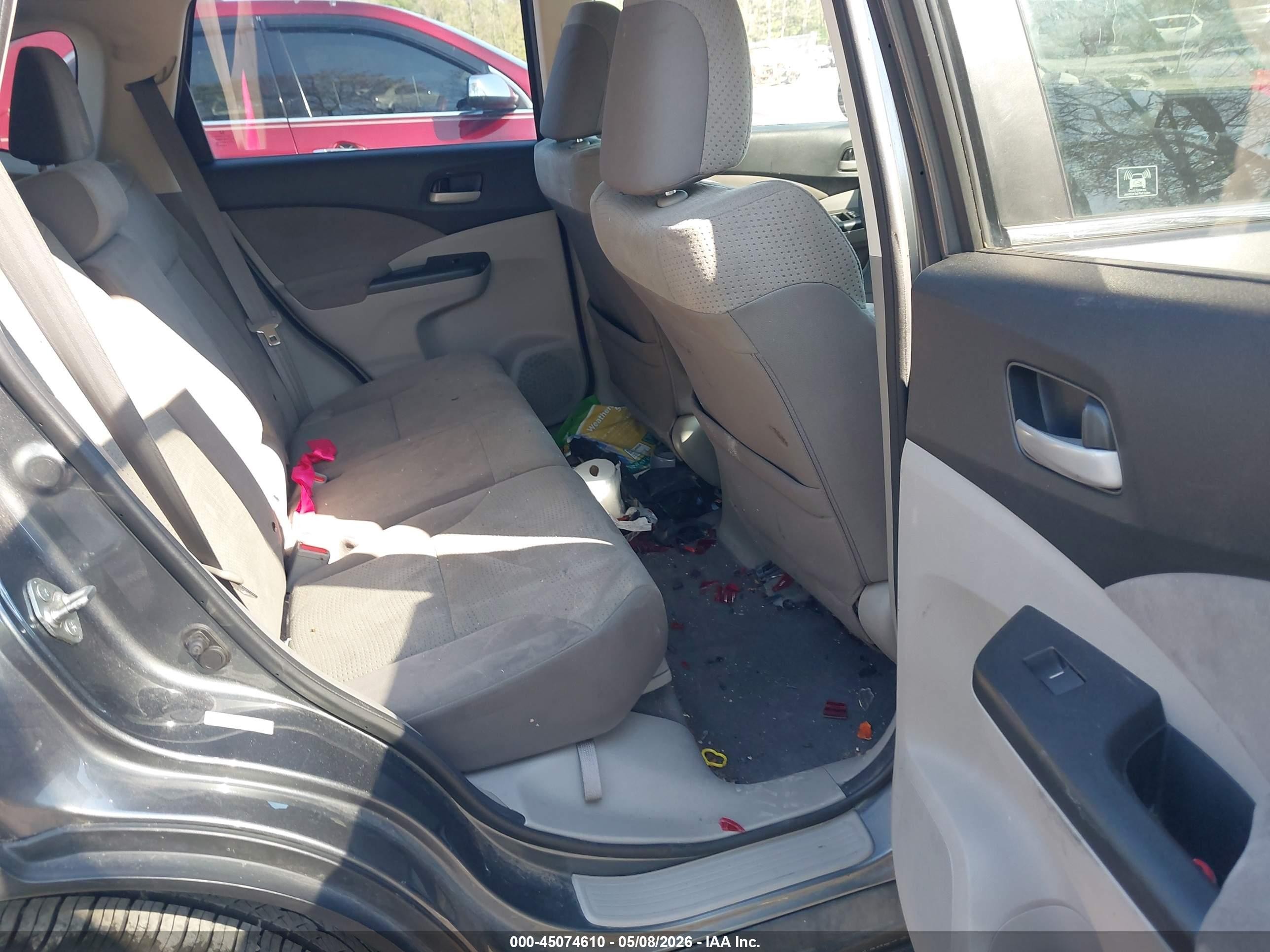 2012 Honda Cr-v Ex Gray vin: 2HKRM4H57CH616739