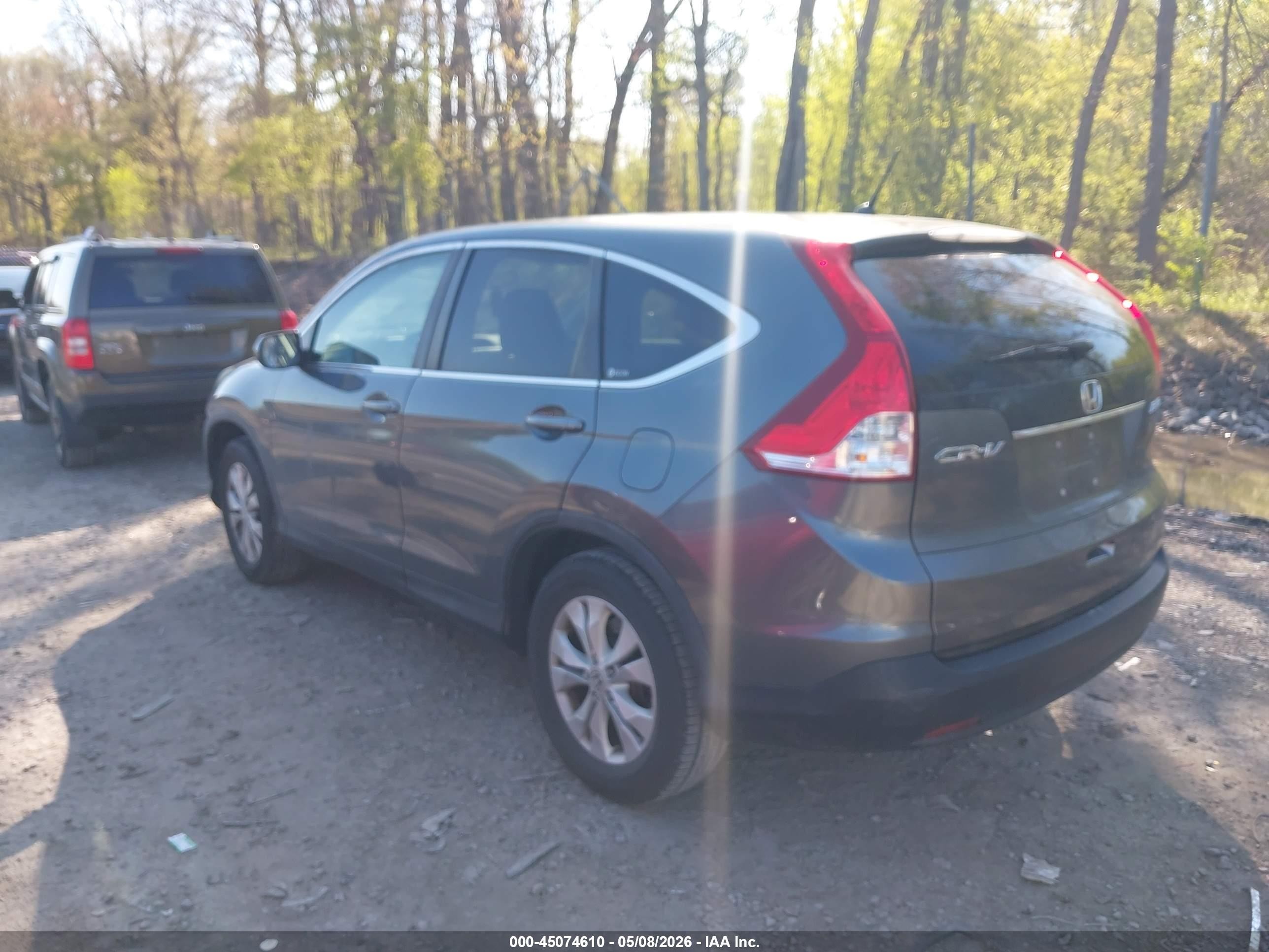2012 Honda Cr-v Ex Gray vin: 2HKRM4H57CH616739