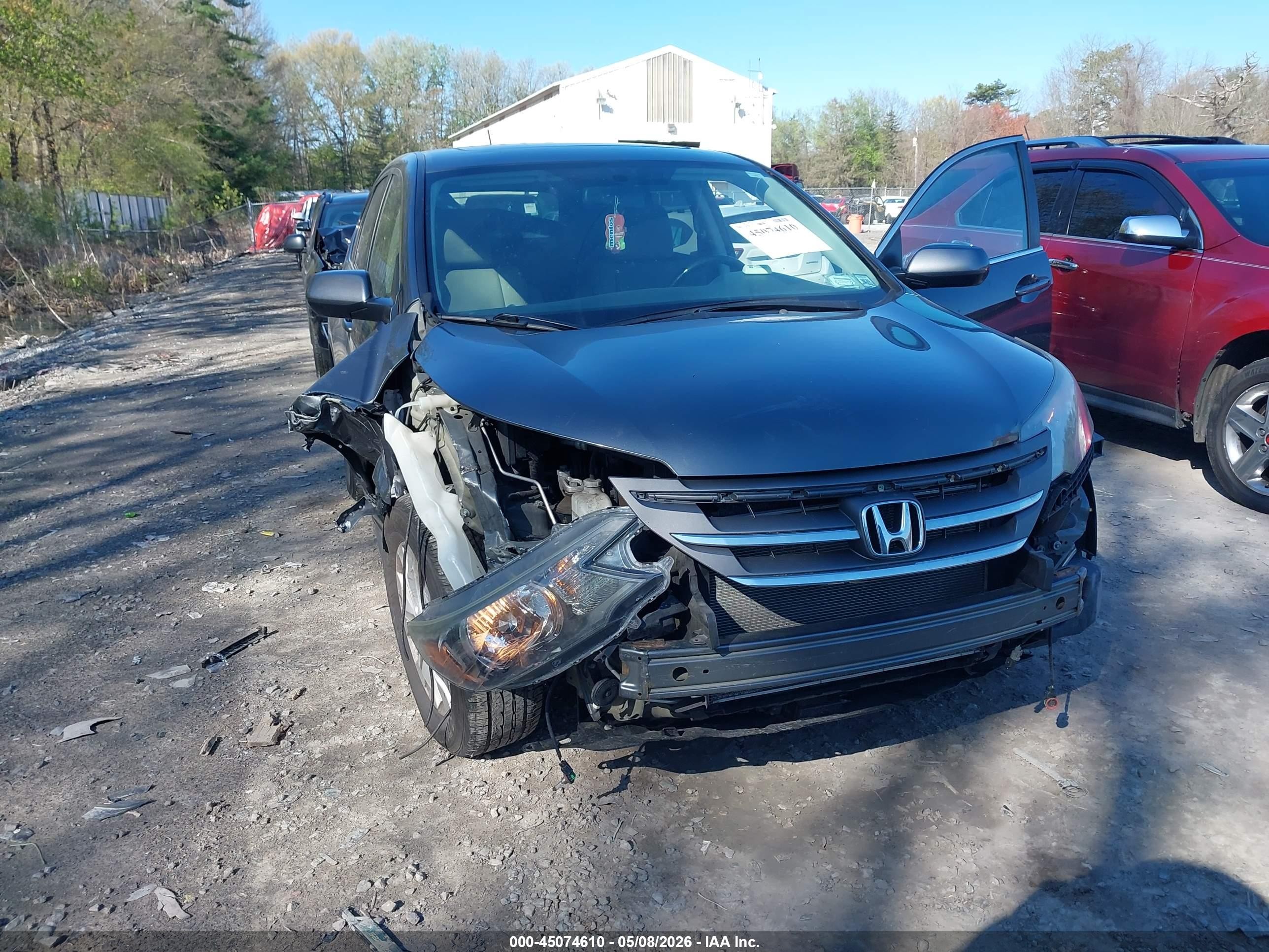 2012 Honda Cr-v Ex Gray vin: 2HKRM4H57CH616739