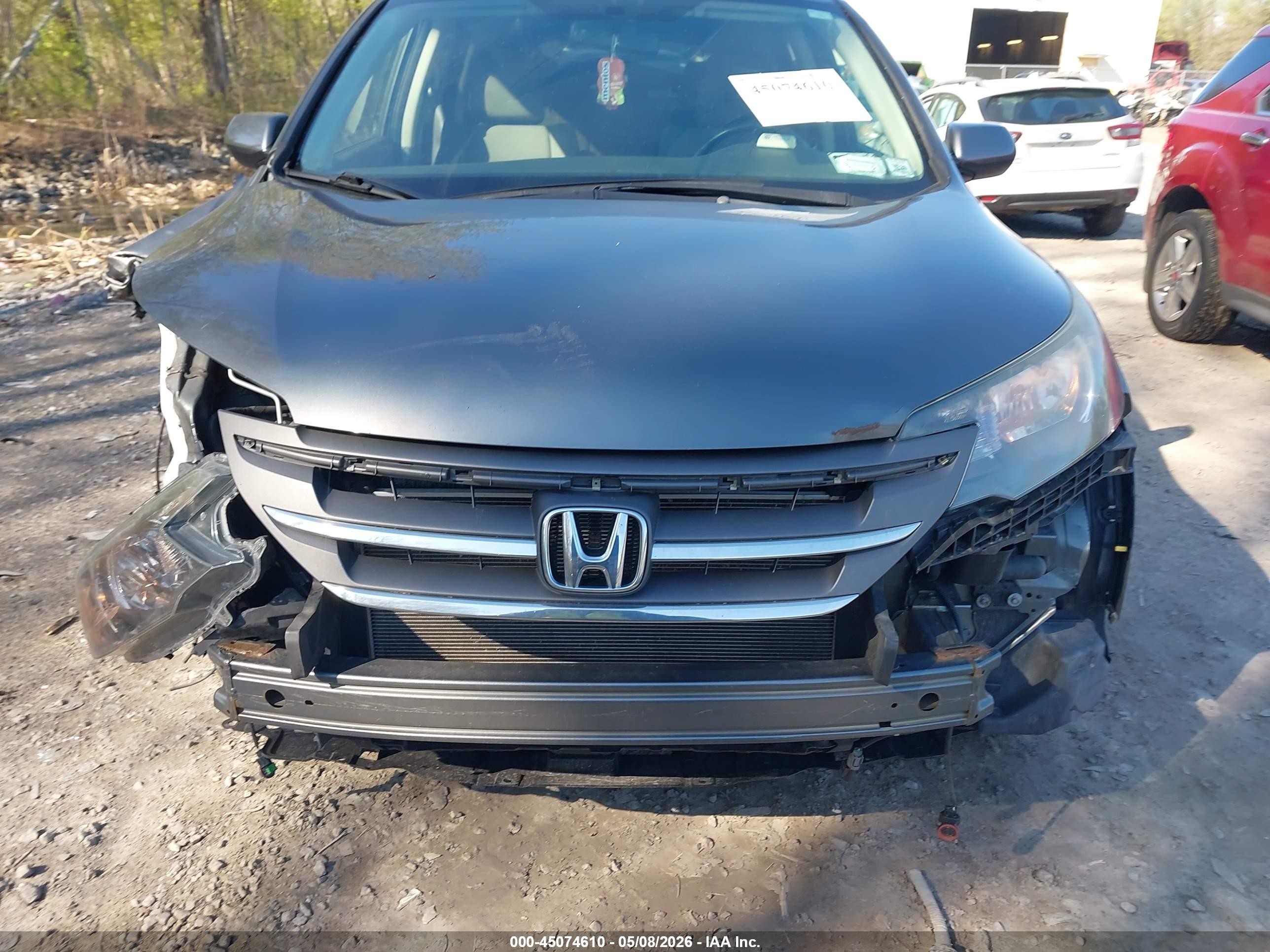 2012 Honda Cr-v Ex Gray vin: 2HKRM4H57CH616739