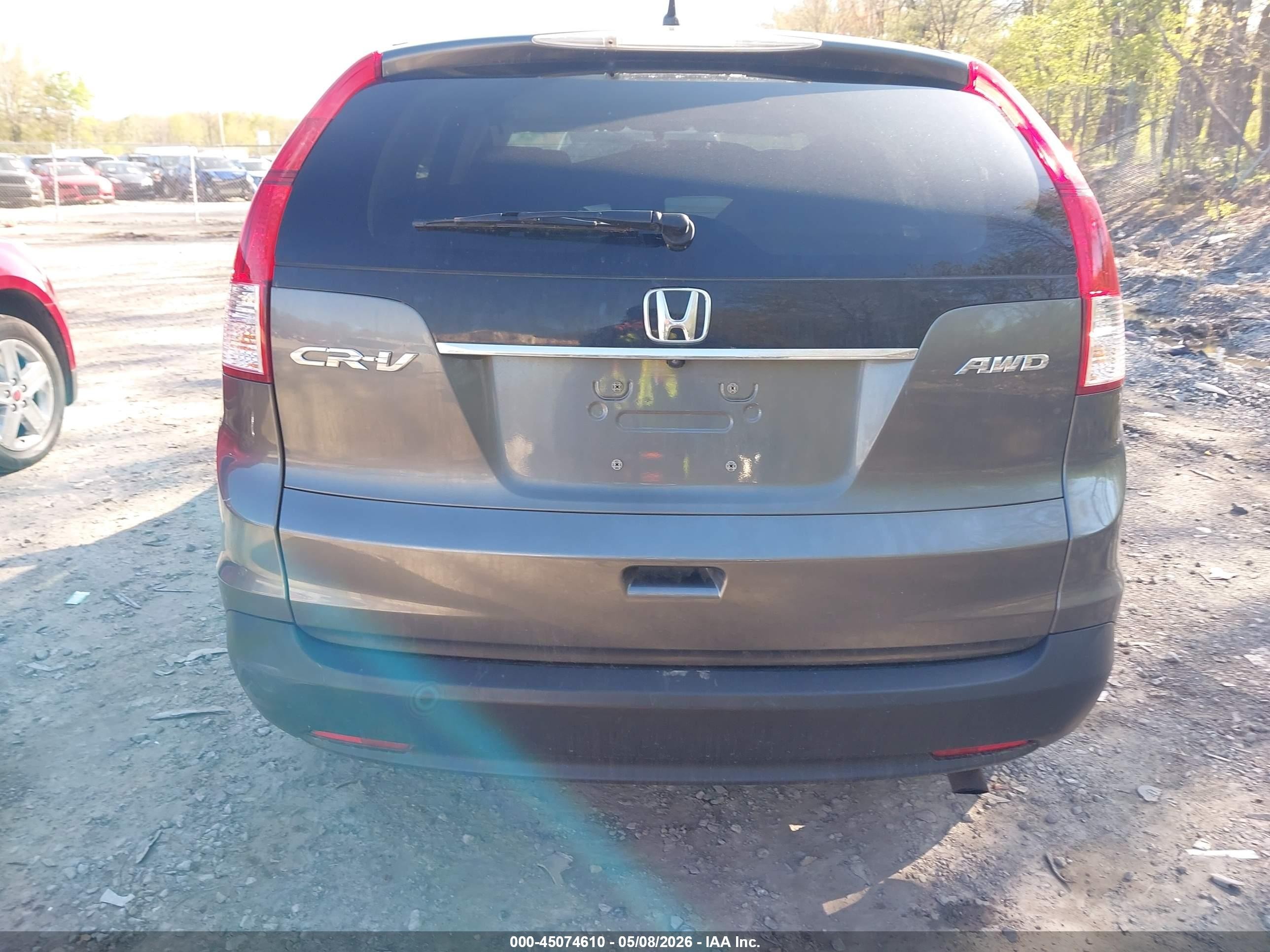 2012 Honda Cr-v Ex Gray vin: 2HKRM4H57CH616739