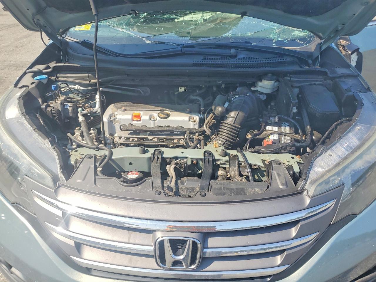 2012 Honda Cr-v Ex Green vin: 2HKRM4H57CH617308