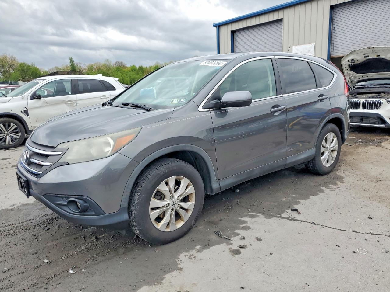 2012 Honda Cr-v Ex Gray vin: 2HKRM4H57CH626090