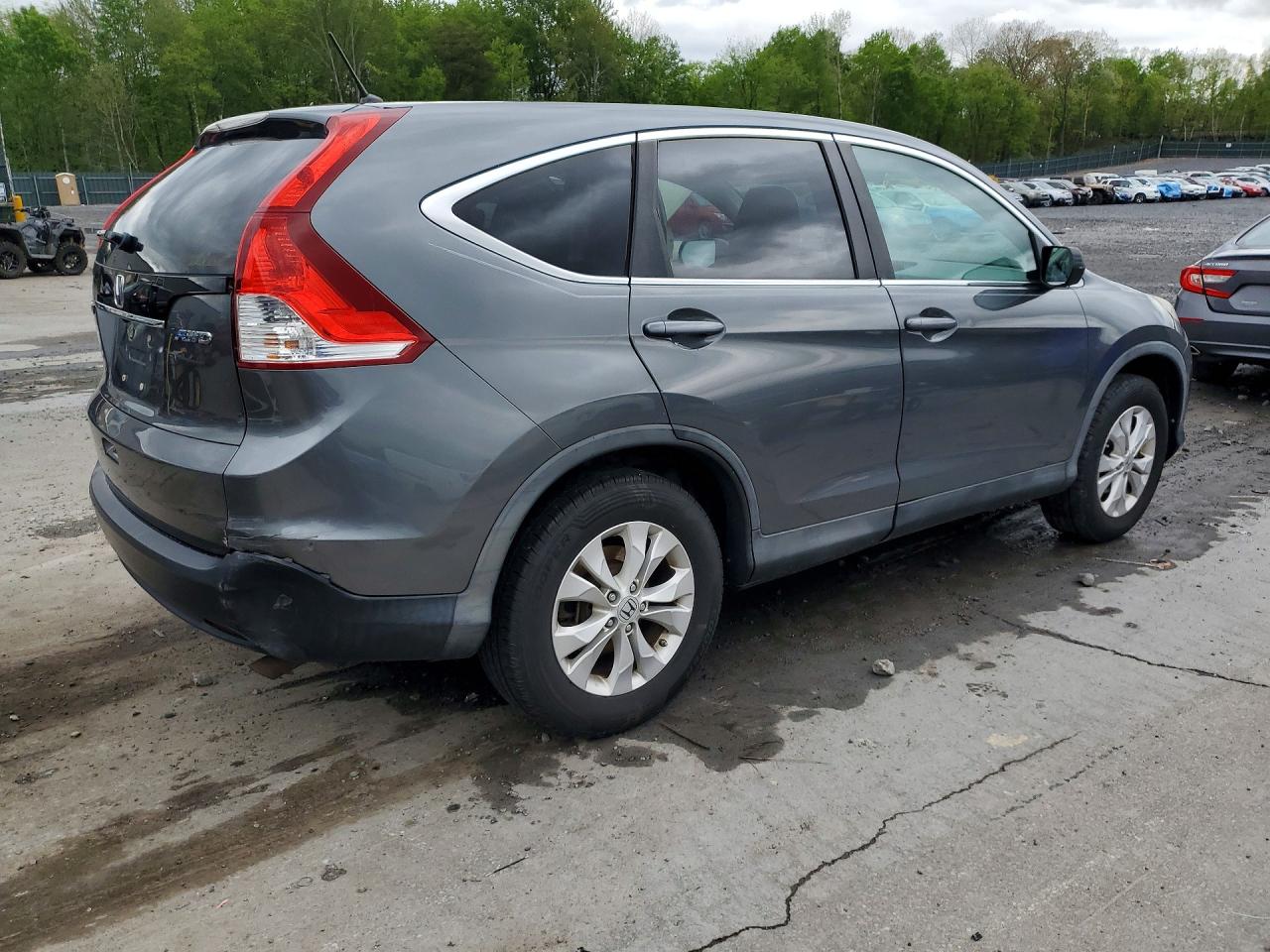 2012 Honda Cr-v Ex Gray vin: 2HKRM4H57CH626090