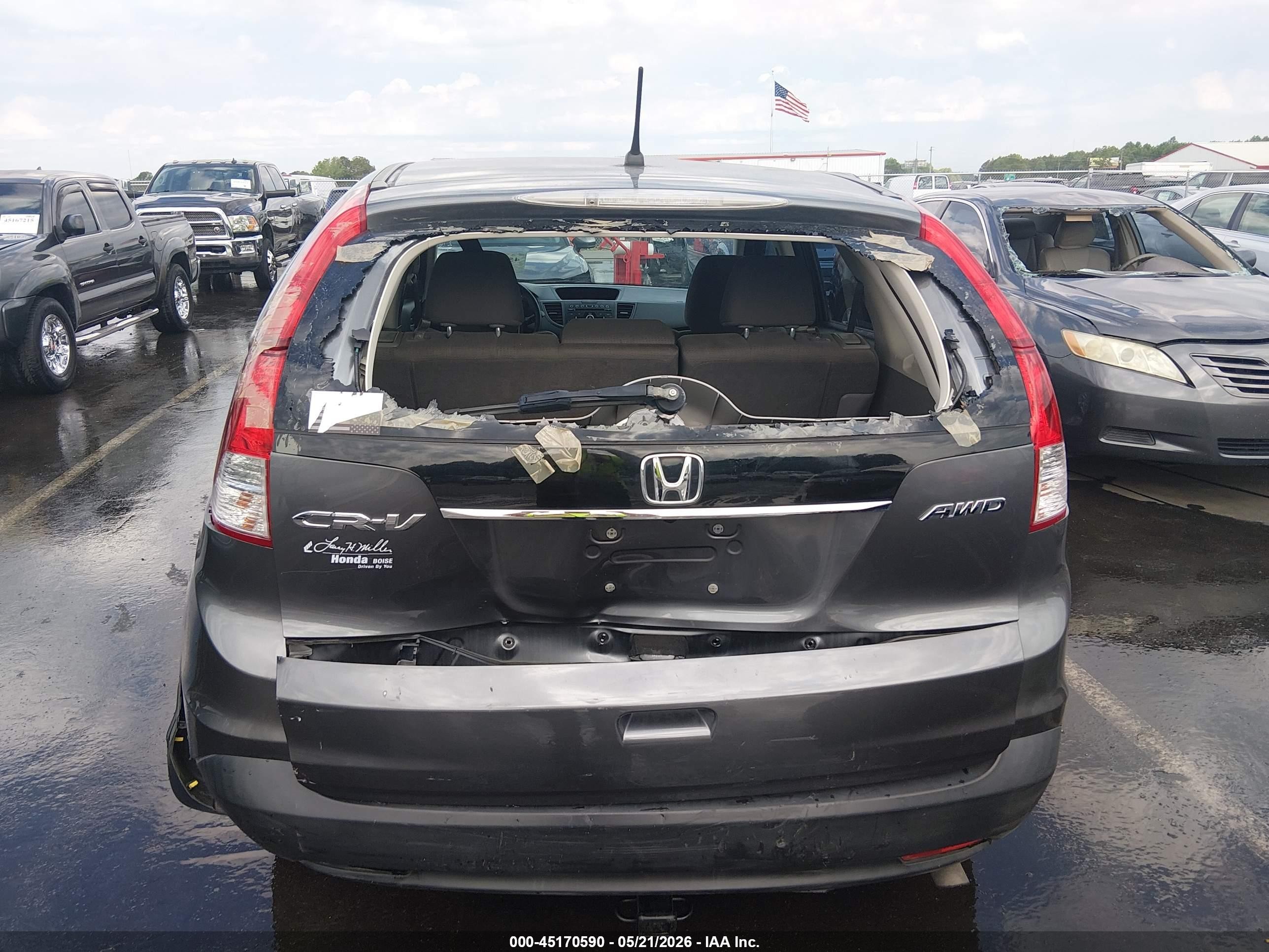 2012 Honda Cr-v Ex Pewter vin: 2HKRM4H57CH633976