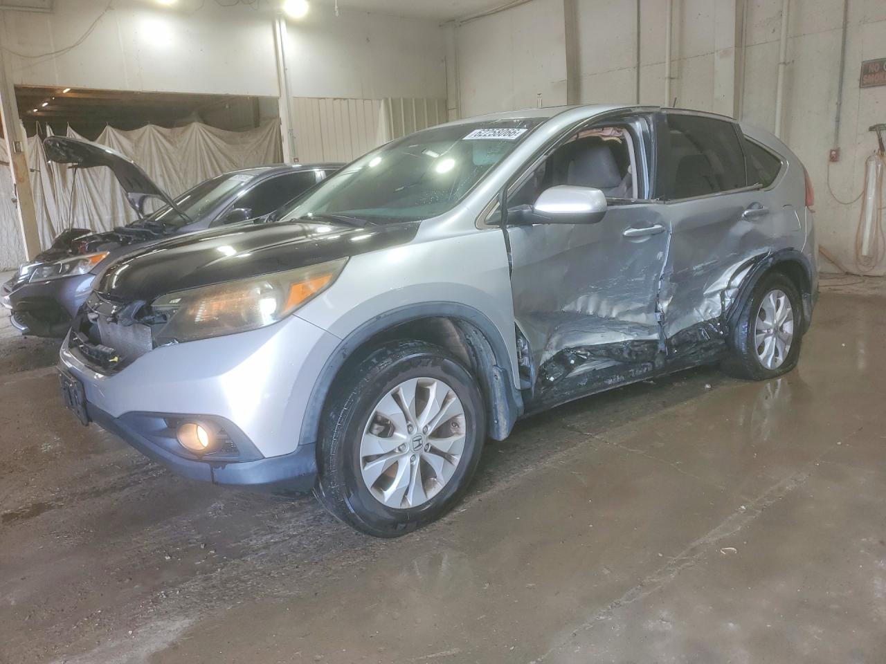 2013 Honda Cr-v Ex Silver vin: 2HKRM4H57DH633042