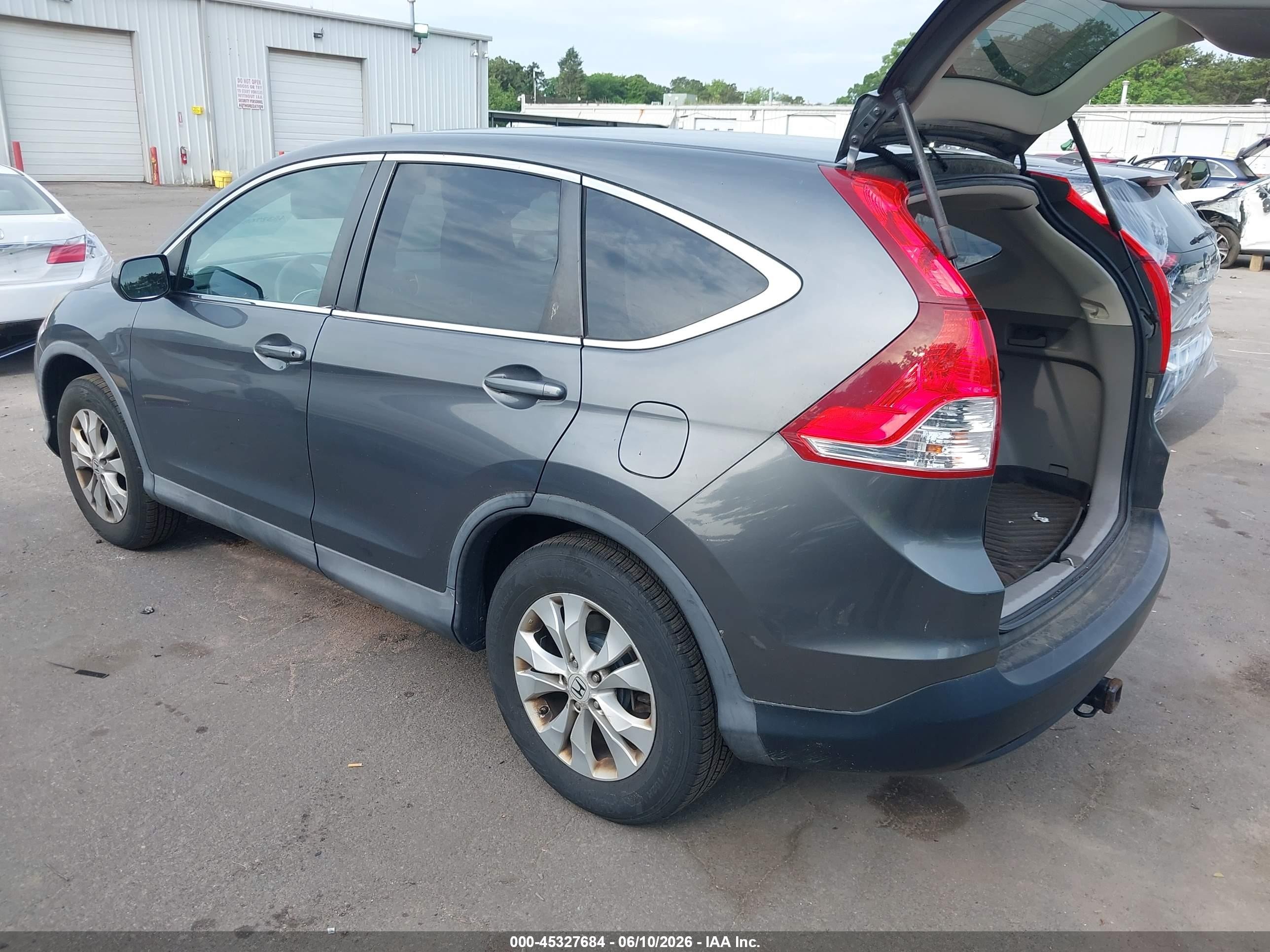 2013 Honda Cr-v Ex Gray vin: 2HKRM4H57DH649323