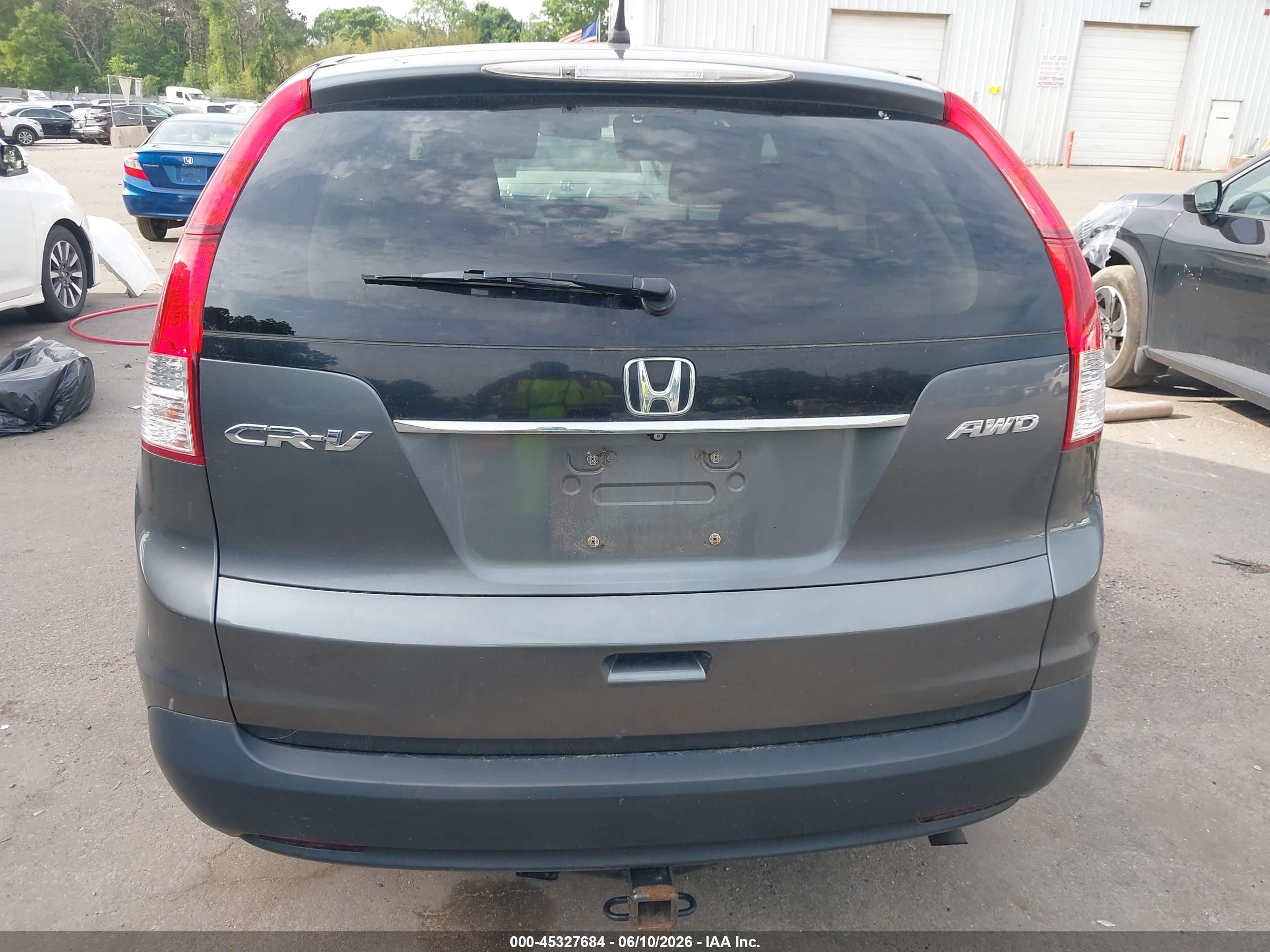 2013 Honda Cr-v Ex Gray vin: 2HKRM4H57DH649323