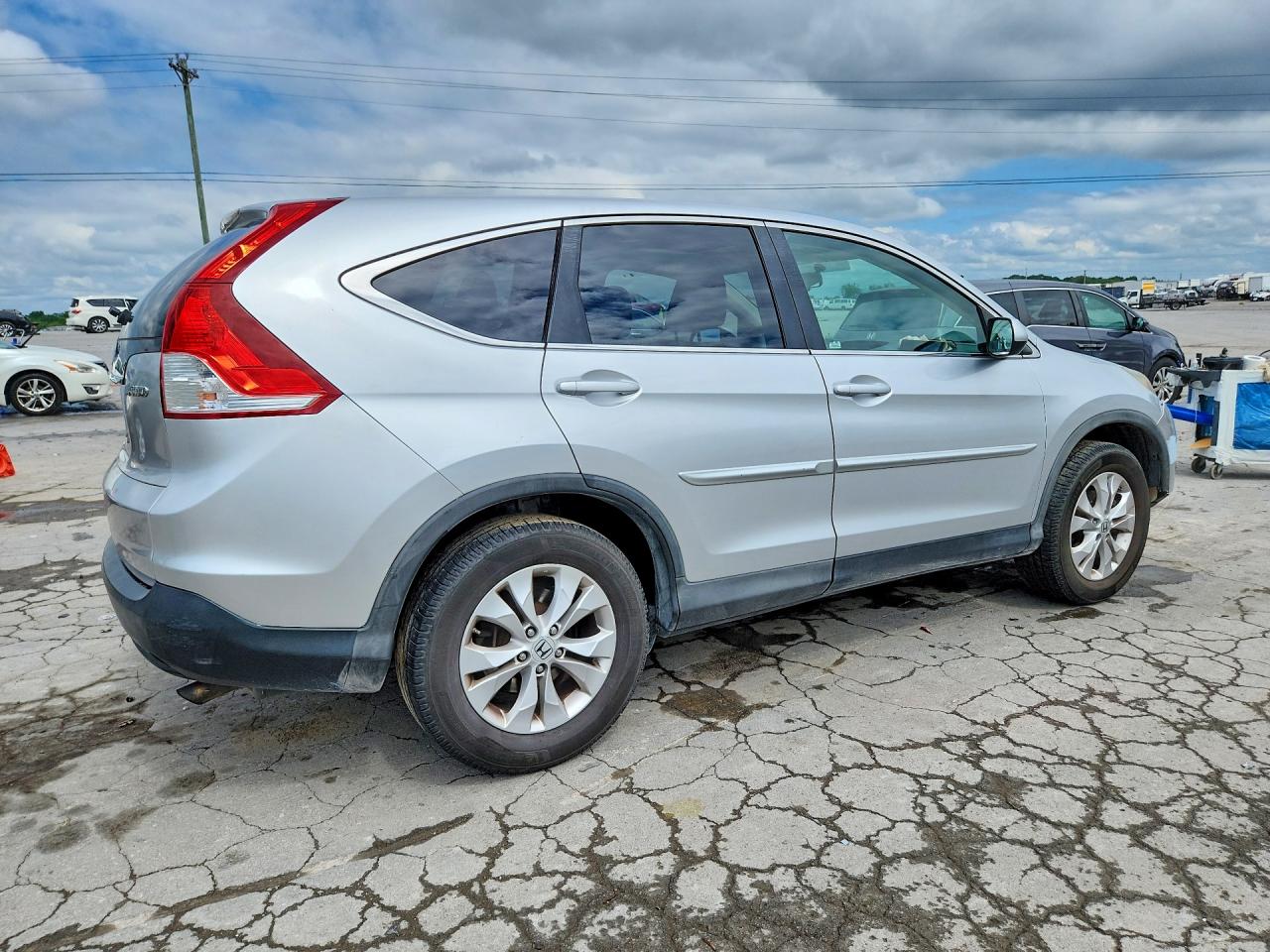 2013 Honda Cr-v Ex Серебряный vin: 2HKRM4H57DH658278